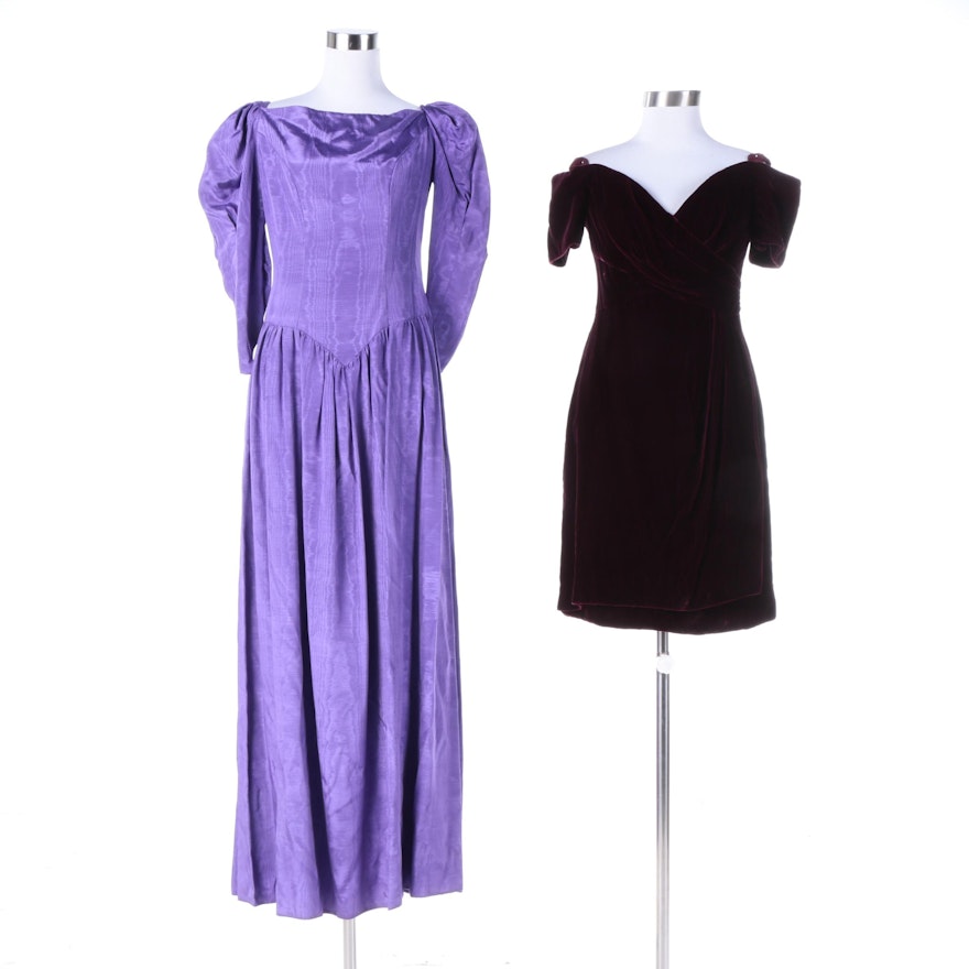 Vintage Evening Dresses Including Velvet