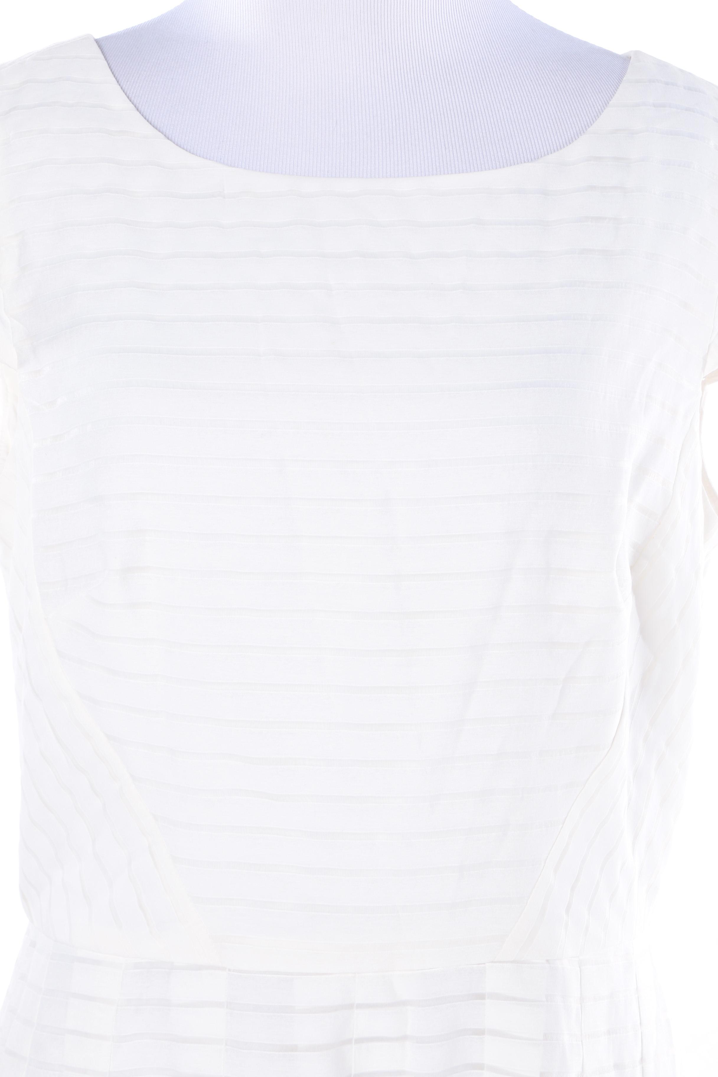 Ellen Tracy Beige Sheath Dress and Anne Klein White Fit and Flare Dress