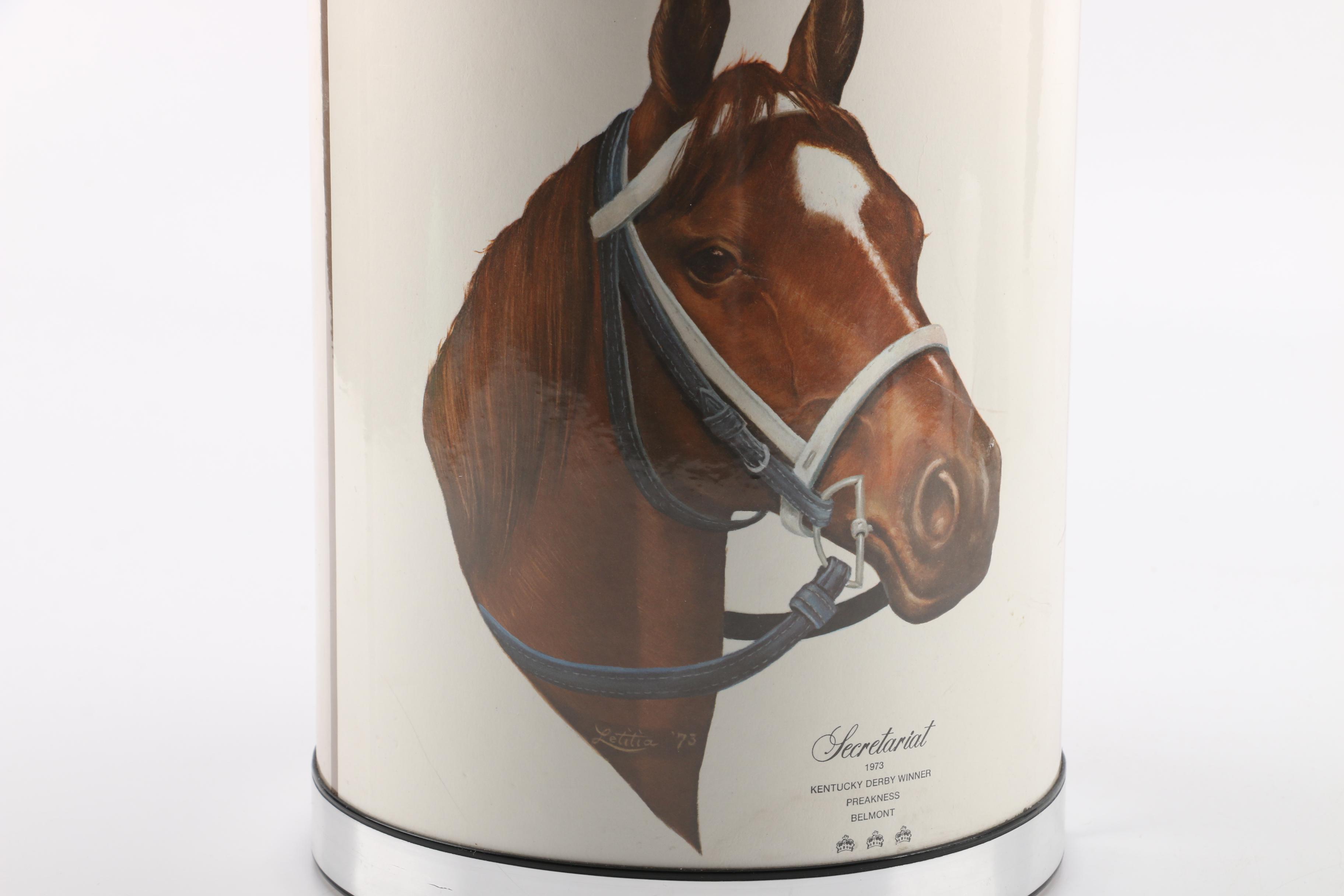Vintage "Secretariat" Ice Bucket After Letitia De Rham
