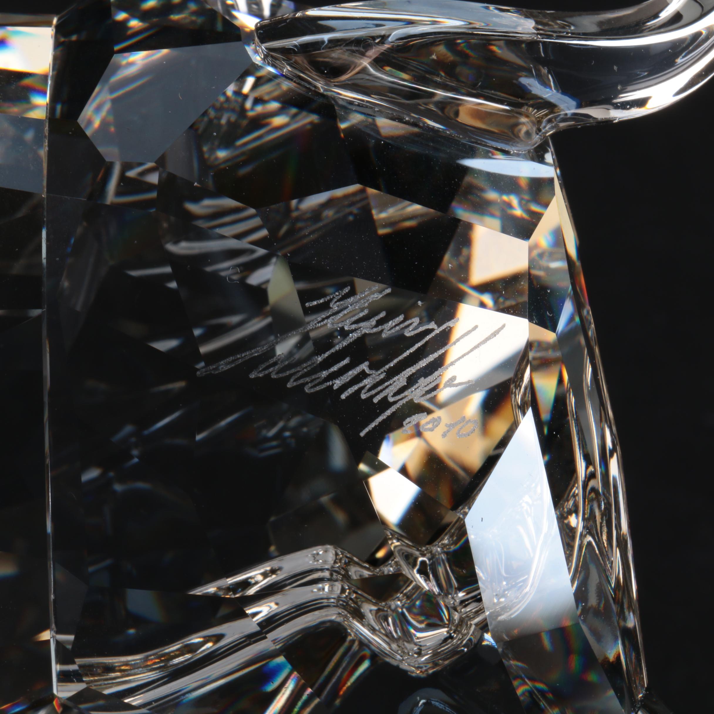Swarovski Crystal Bull Figurine