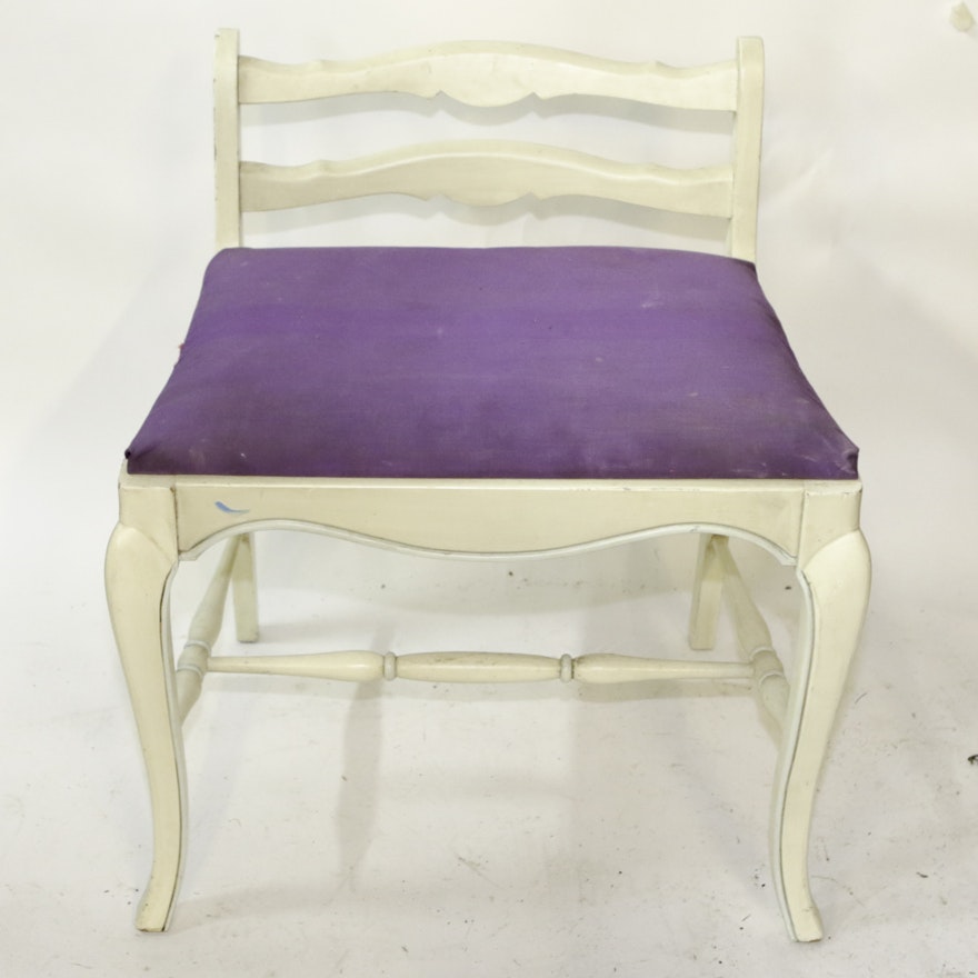 French Provincial Style Vanity Chair