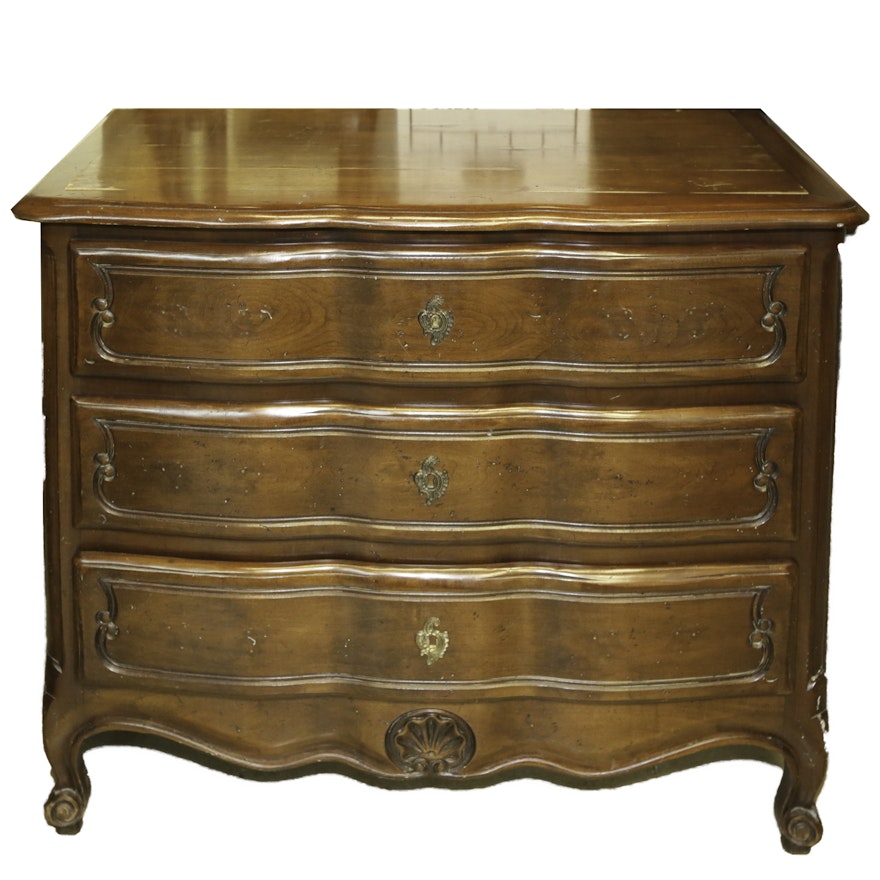 French Provincial Style Cherry Chest of Drawers