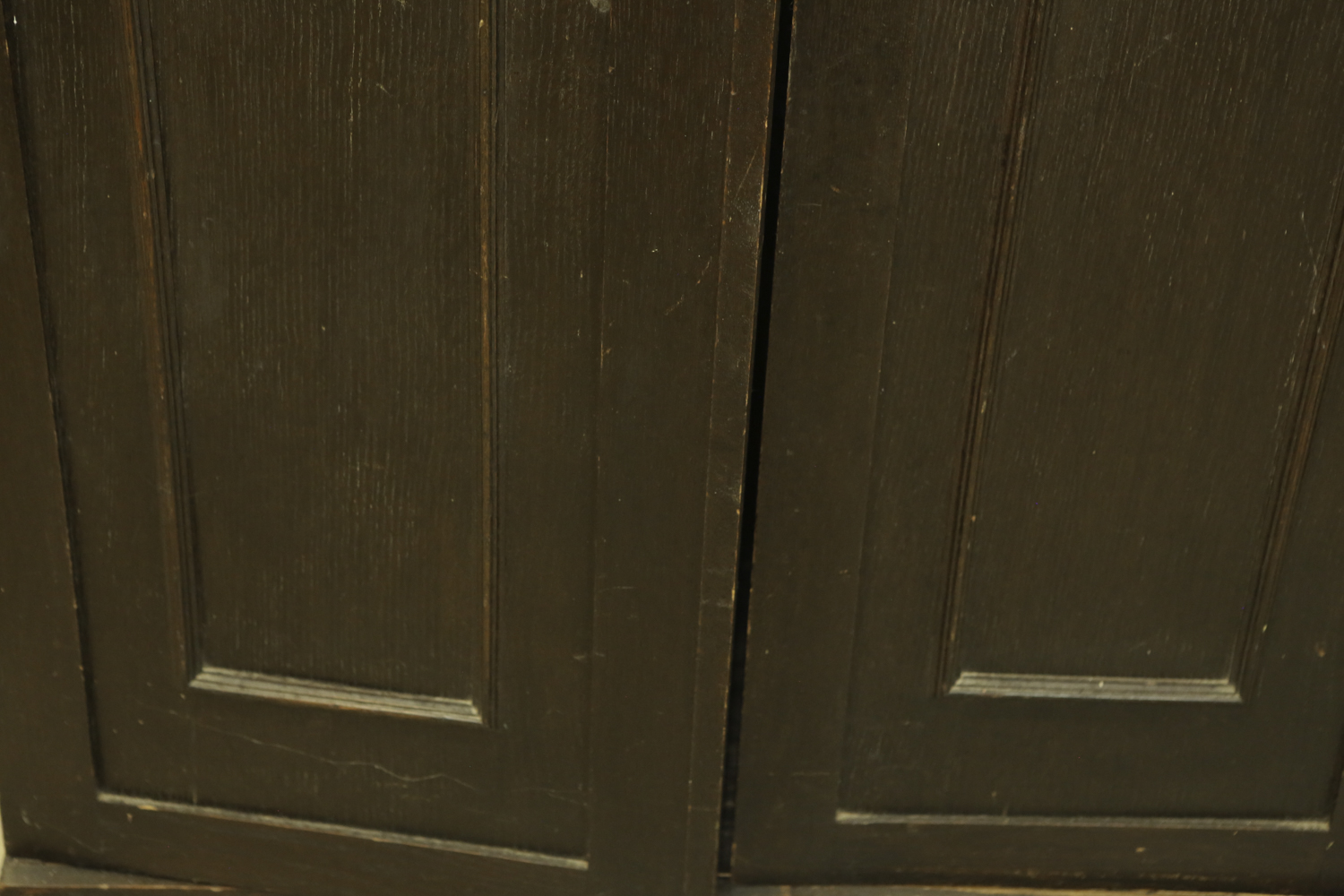 Antique Late Victorian Oak Cabinet