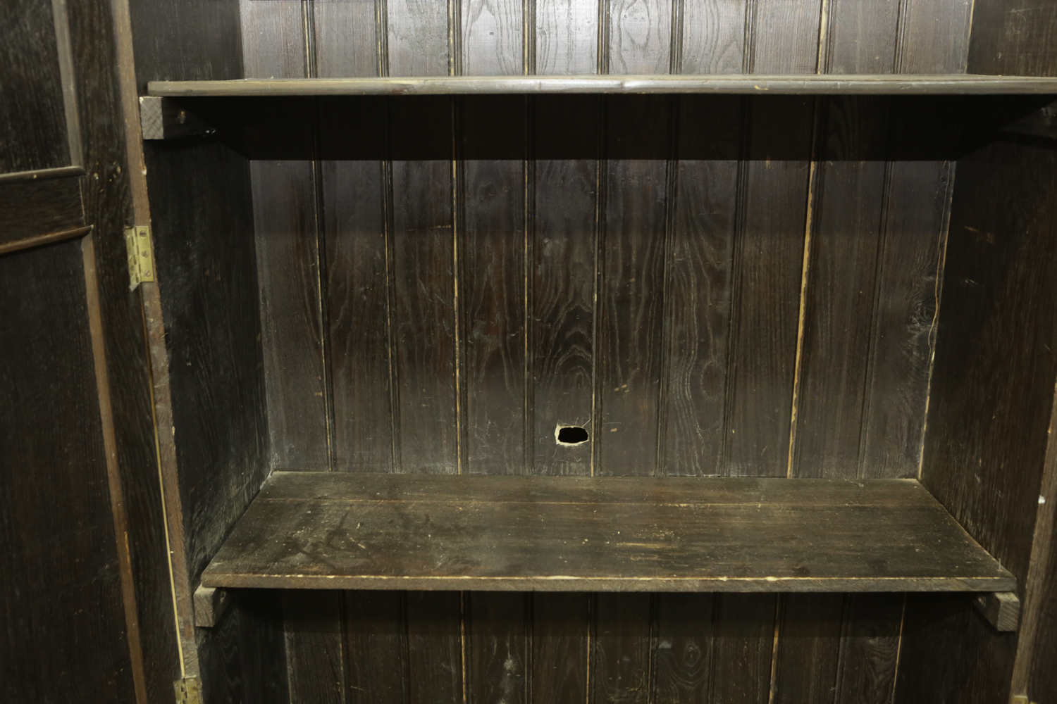 Antique Late Victorian Oak Cabinet