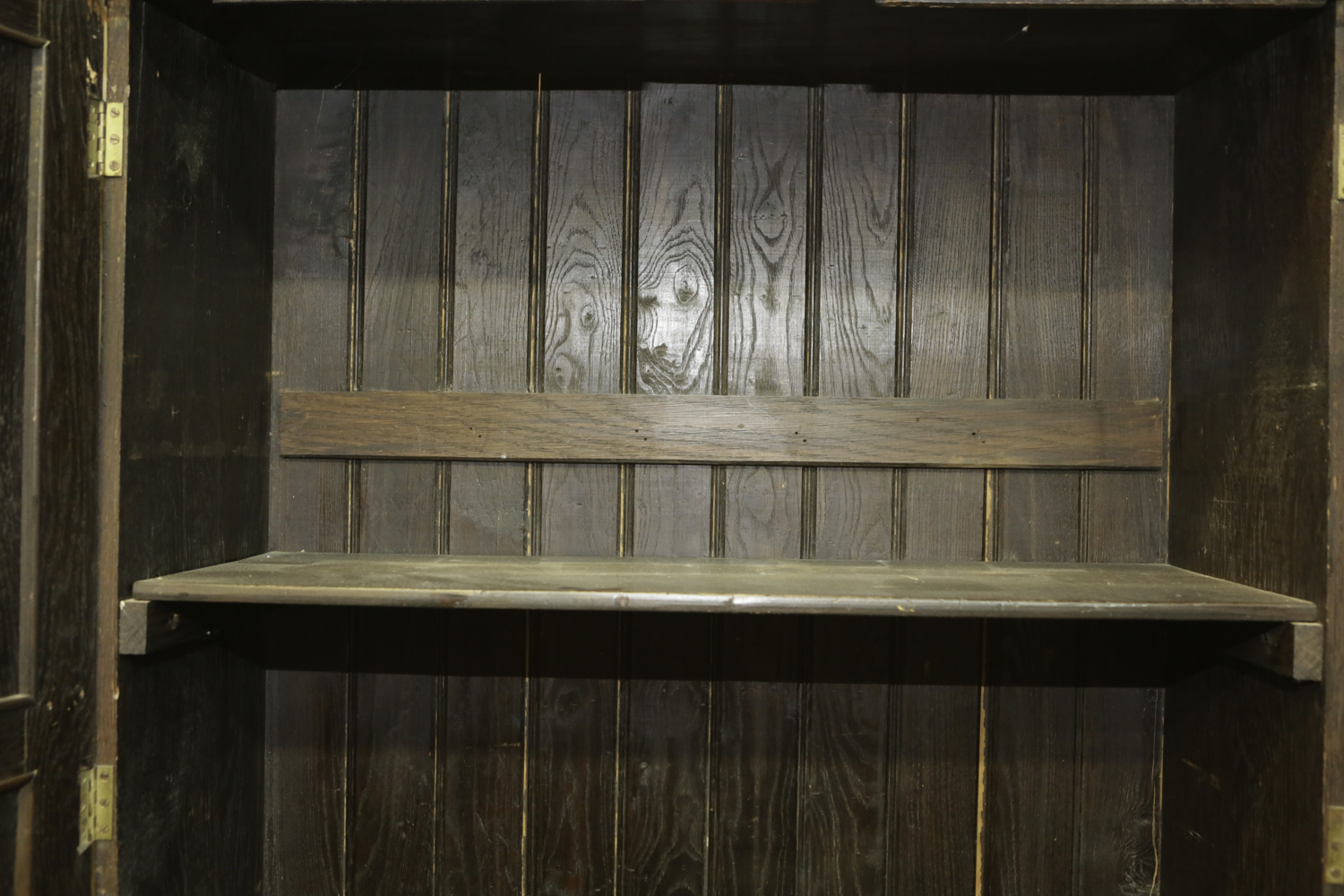 Antique Late Victorian Oak Cabinet