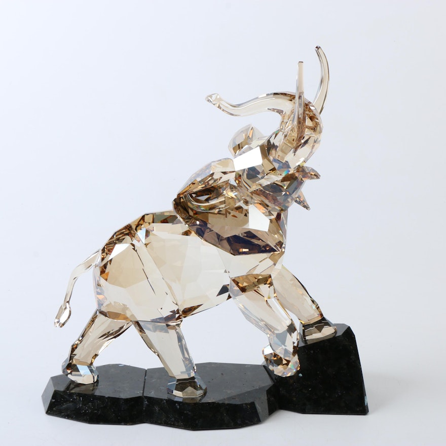 Swarovski  Crystal "Distinguished Wisdom"  Elephant Figurine