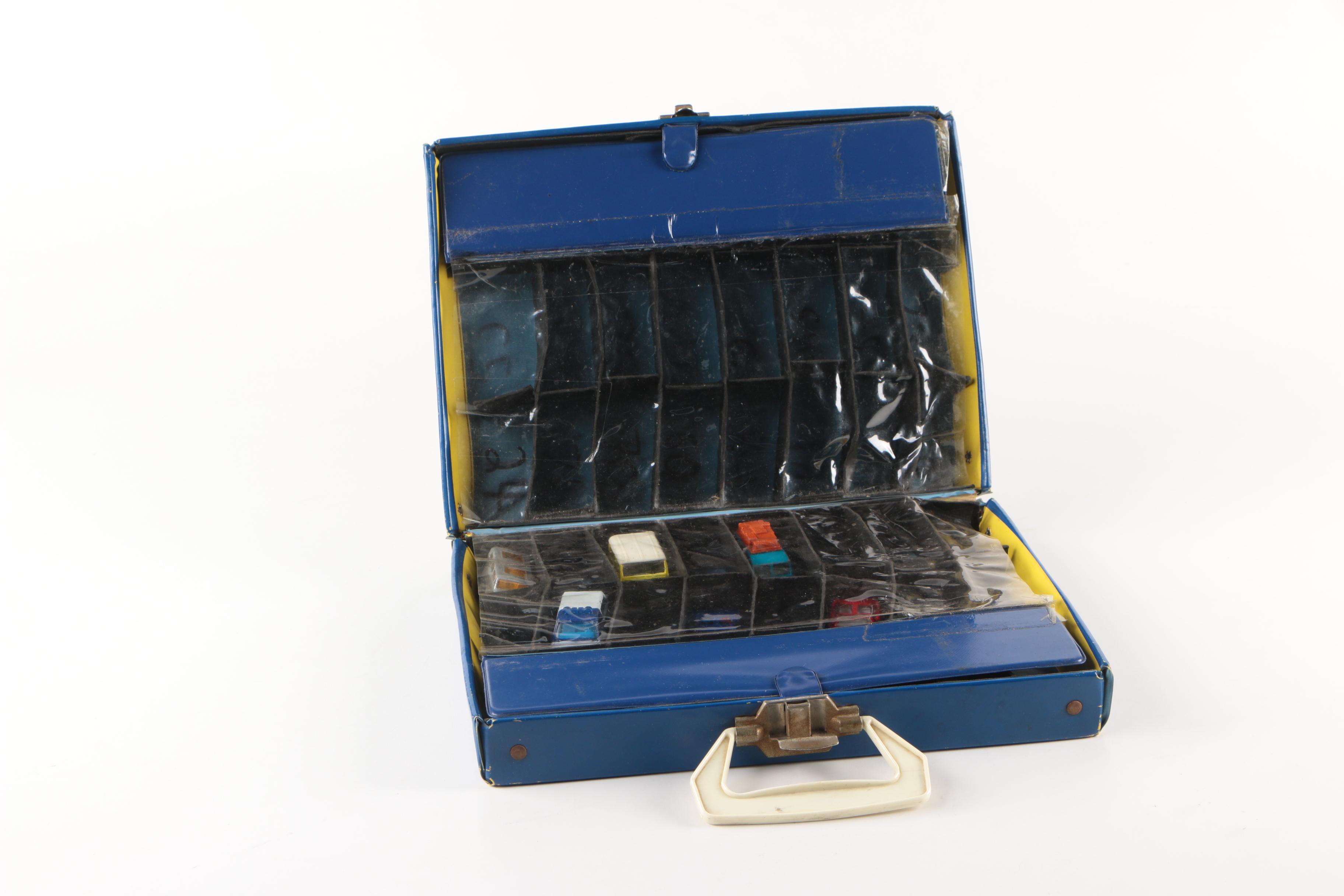 1966 Lesney "Matchbox" Collector's Case with Die-Cast Cars