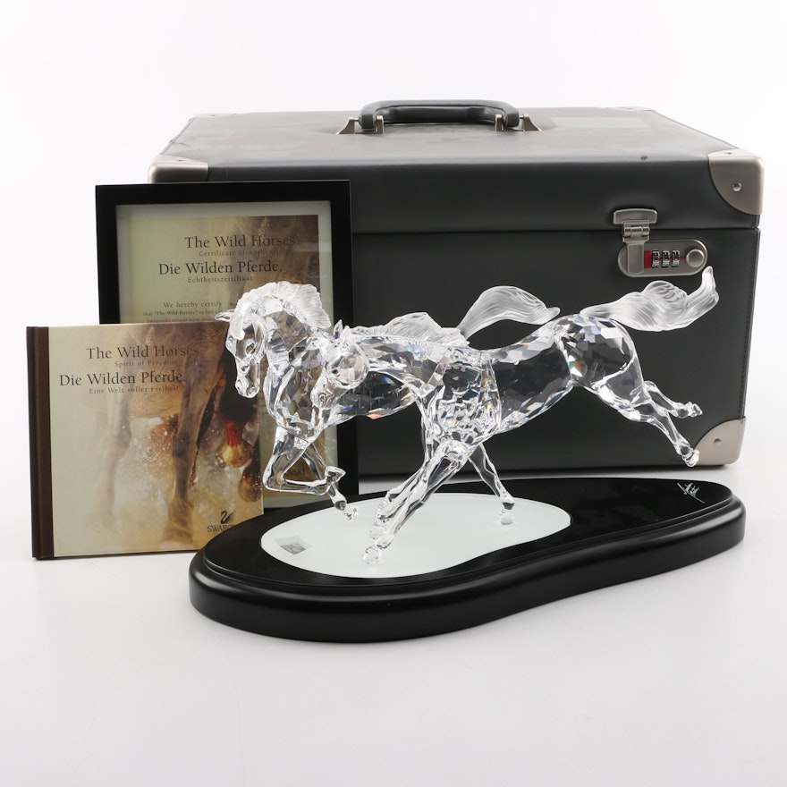 Swarovski Crystal Limited Edition "The Wild Horses" Figurine