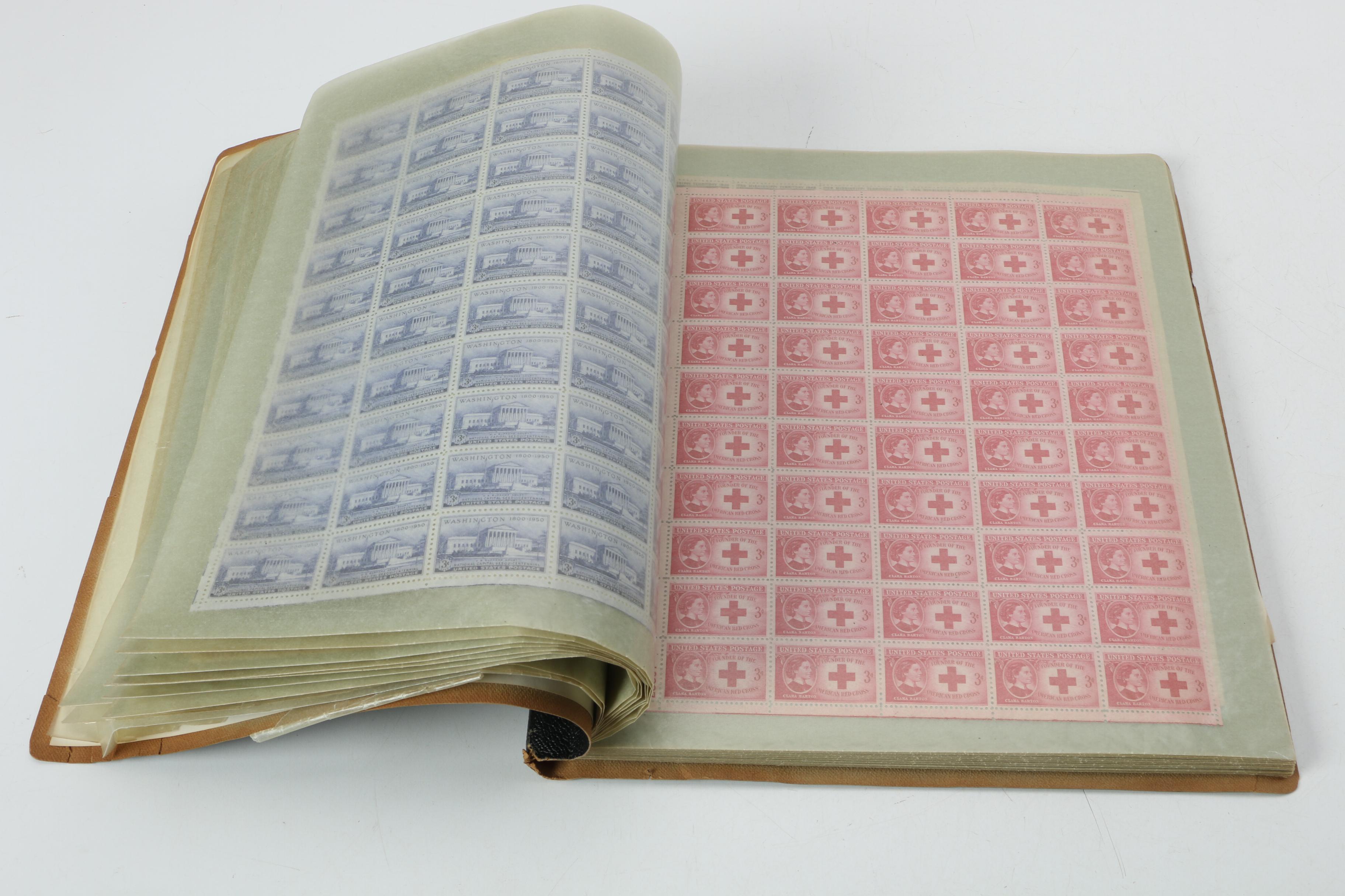 United States Postage Stamp Mint Sheets and Mint Blocks