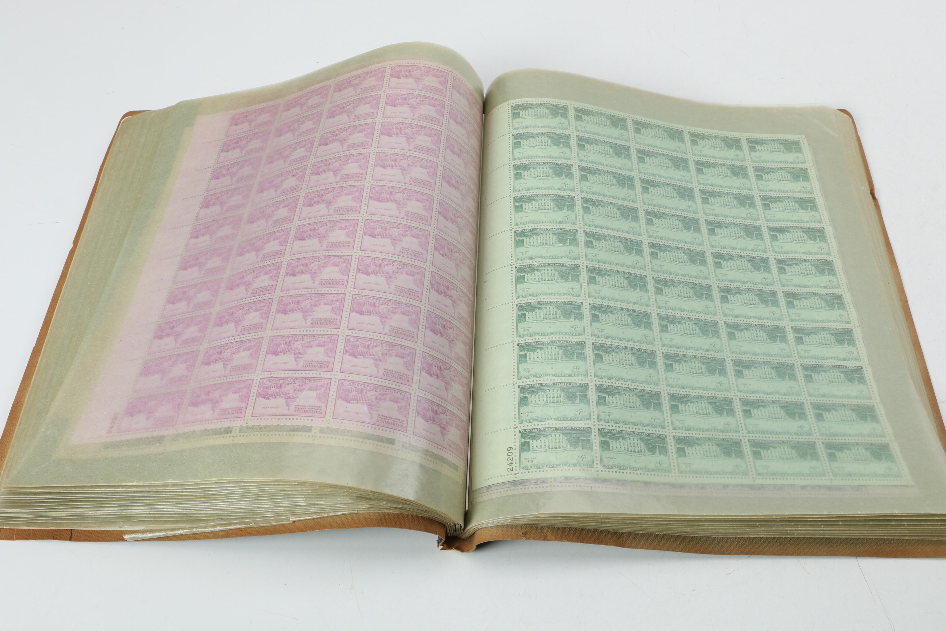United States Postage Stamp Mint Sheets and Mint Blocks