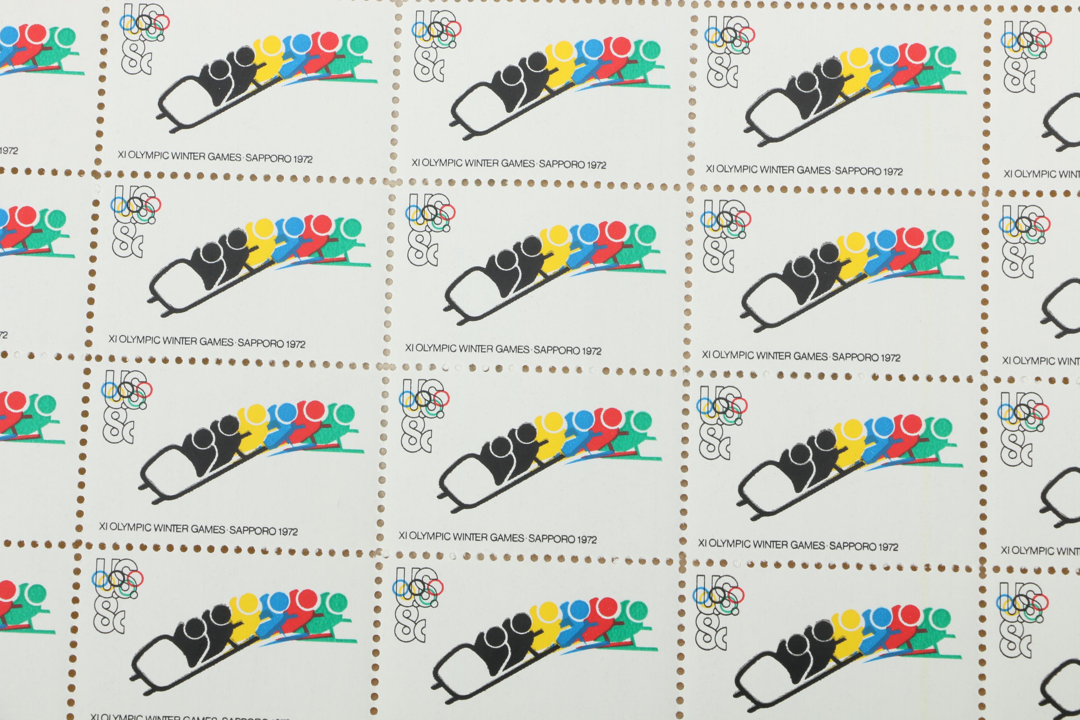 United States Postage Stamp Mint Sheets and Mint Blocks