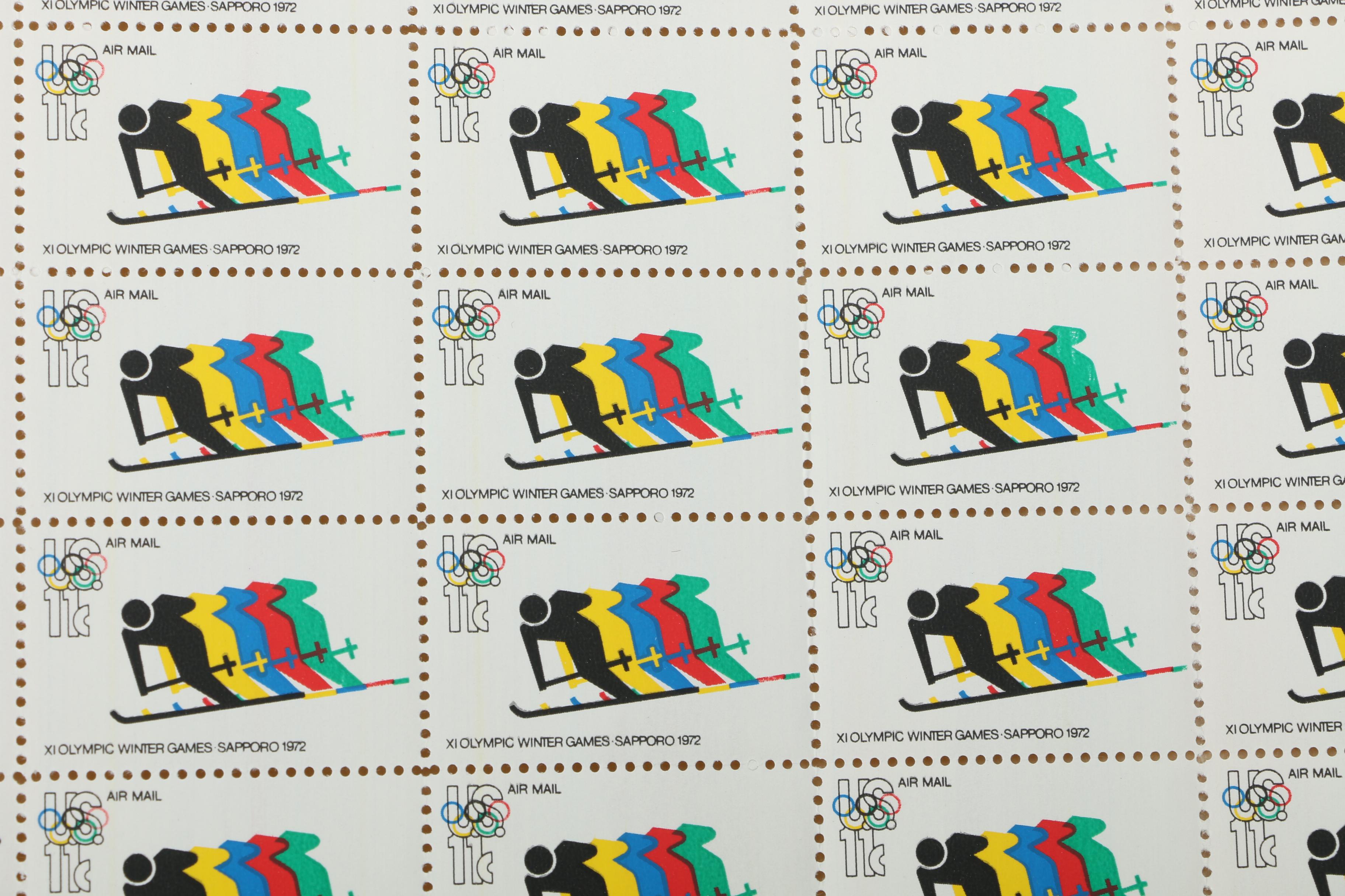 United States Postage Stamp Mint Sheets and Mint Blocks