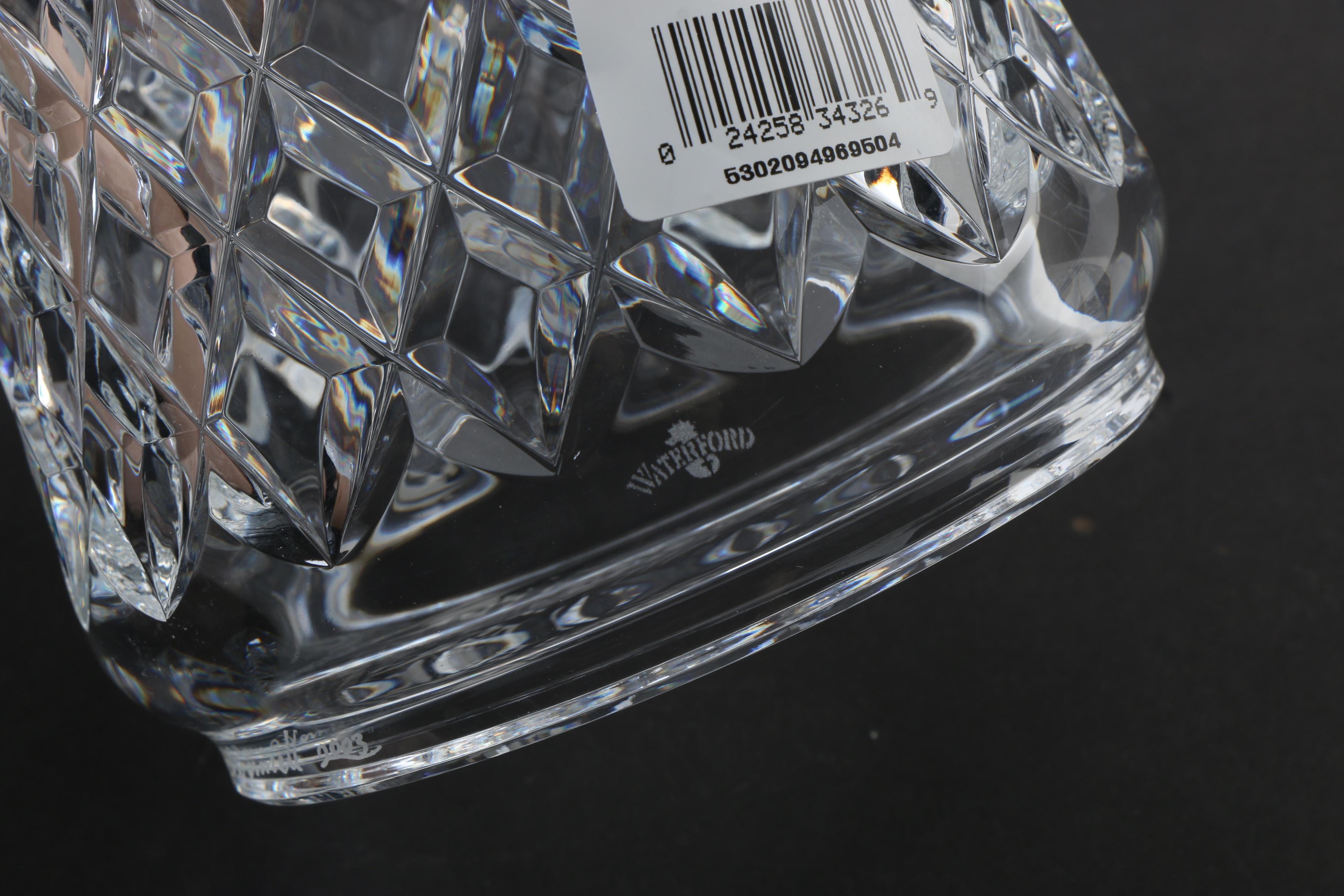 Waterford Crystal Artisan Hurricane Candle Holders