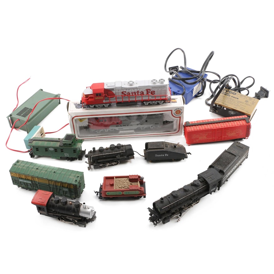 Train Cars and Accessories Including Bachmann