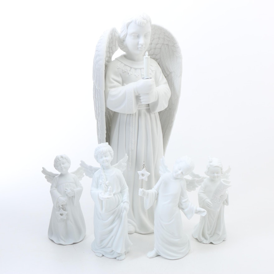 Department 56 Winter Silhouette Angel Figurines