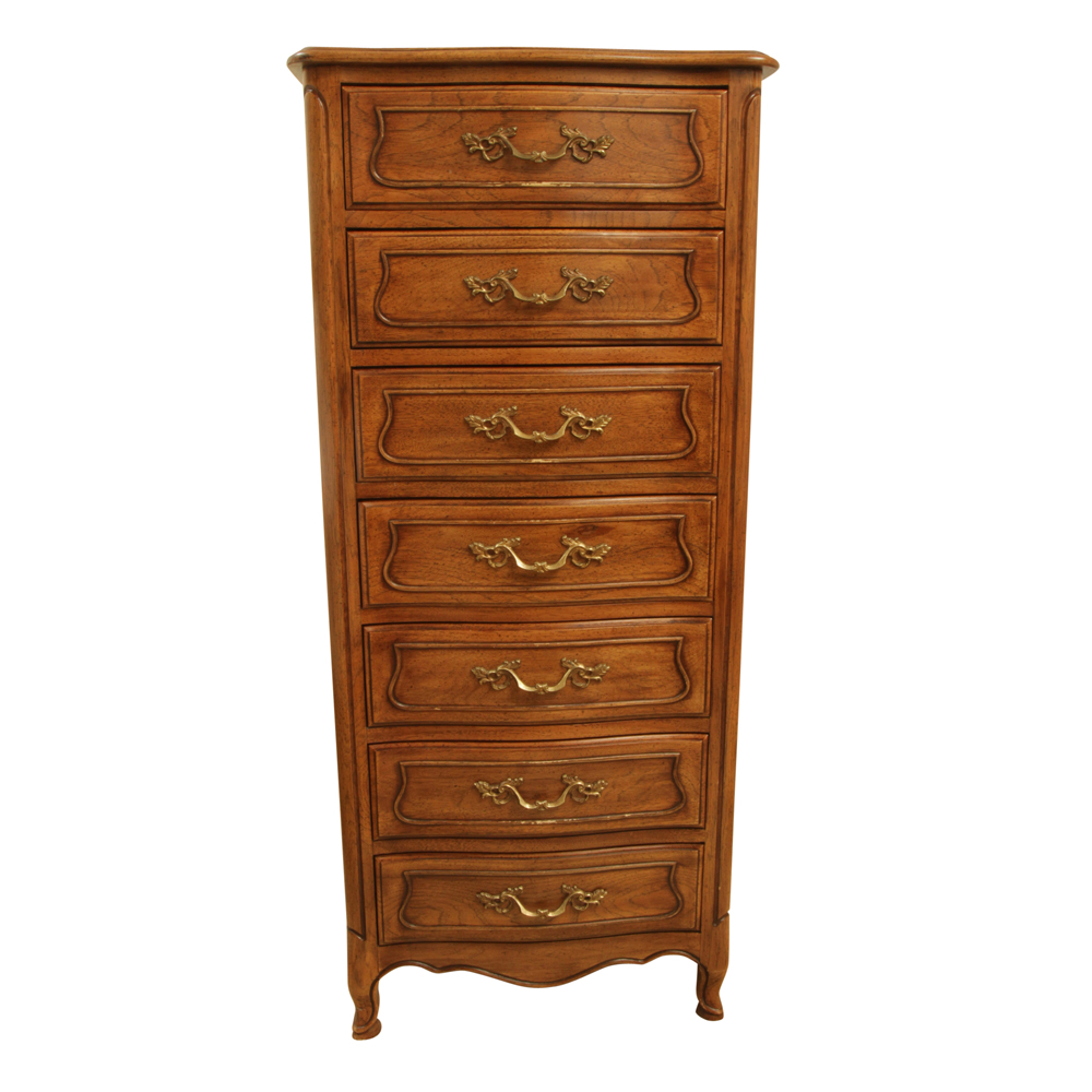 Vintage French Provincial Style Lingerie Chest by the Davis Cabinet Co.