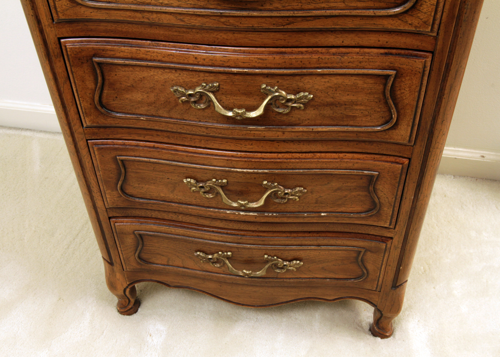 Vintage French Provincial Style Lingerie Chest by the Davis Cabinet Co.