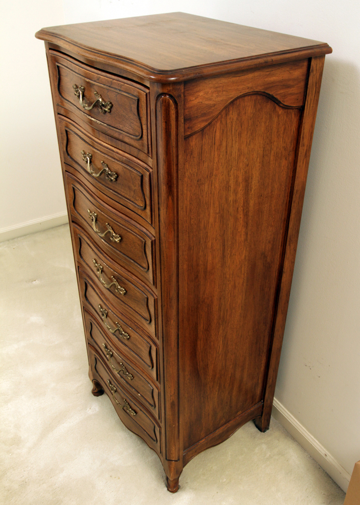 Vintage French Provincial Style Lingerie Chest by the Davis Cabinet Co.