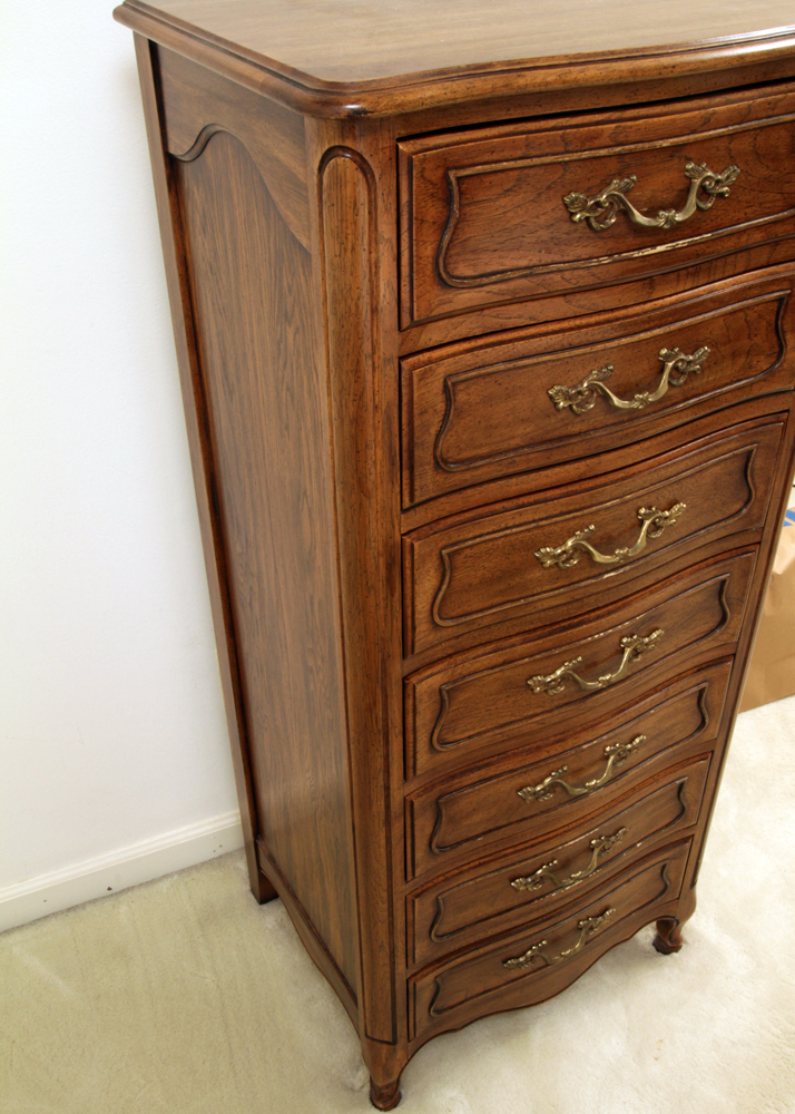 Vintage French Provincial Style Lingerie Chest by the Davis Cabinet Co.