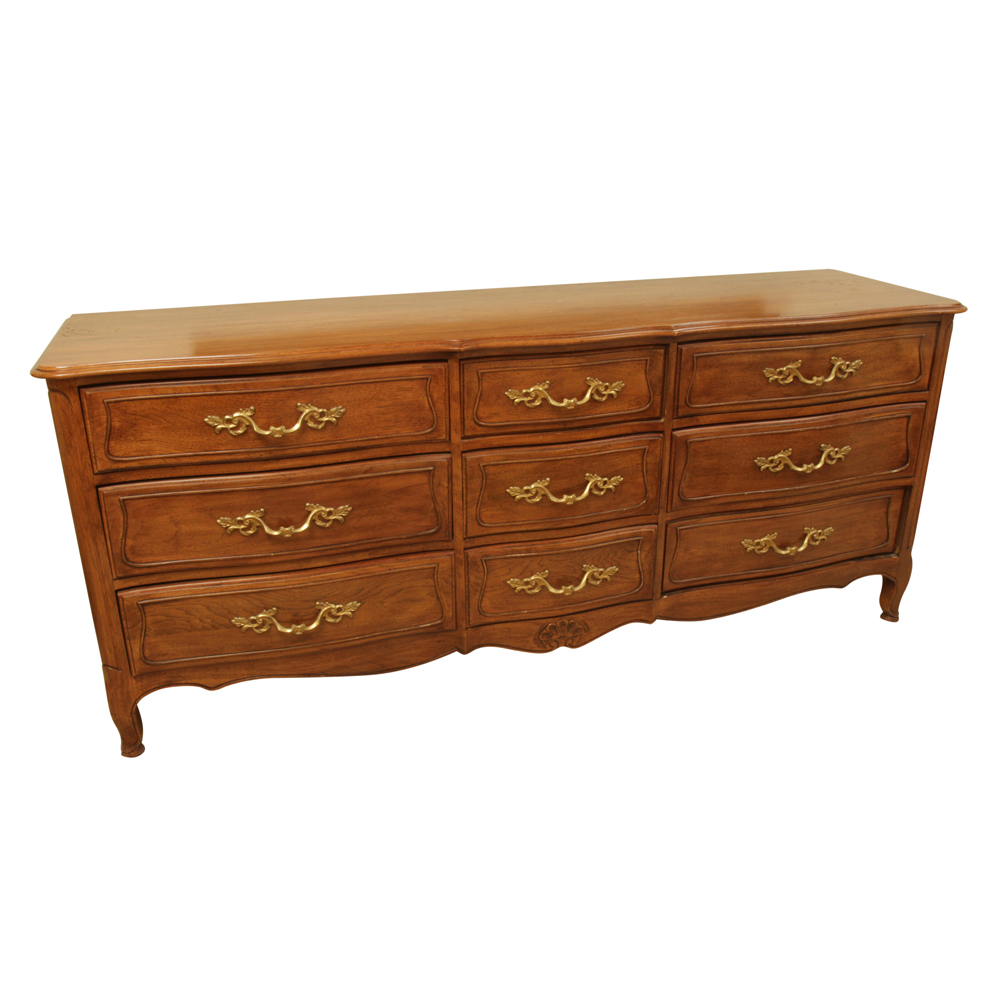 Vintage French Provincial Style Dresser by the Davis Cabinet Co.