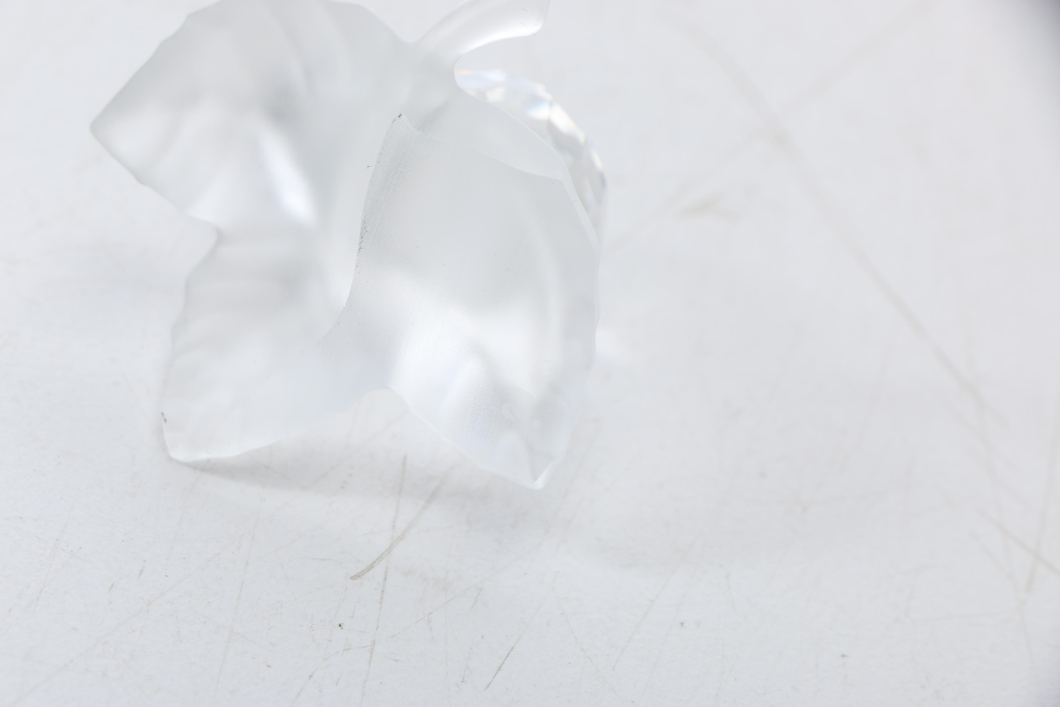 Swarovski Crystal Snail and Dragonfly Figurine