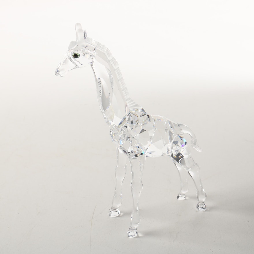 Swarovski Crystal Giraffe Figurine