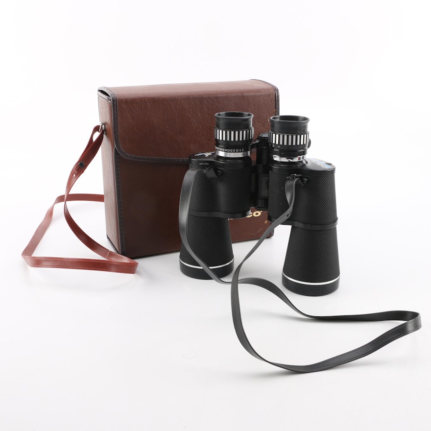 Vintage Tasco Zip 108Z Binoculars with Case
