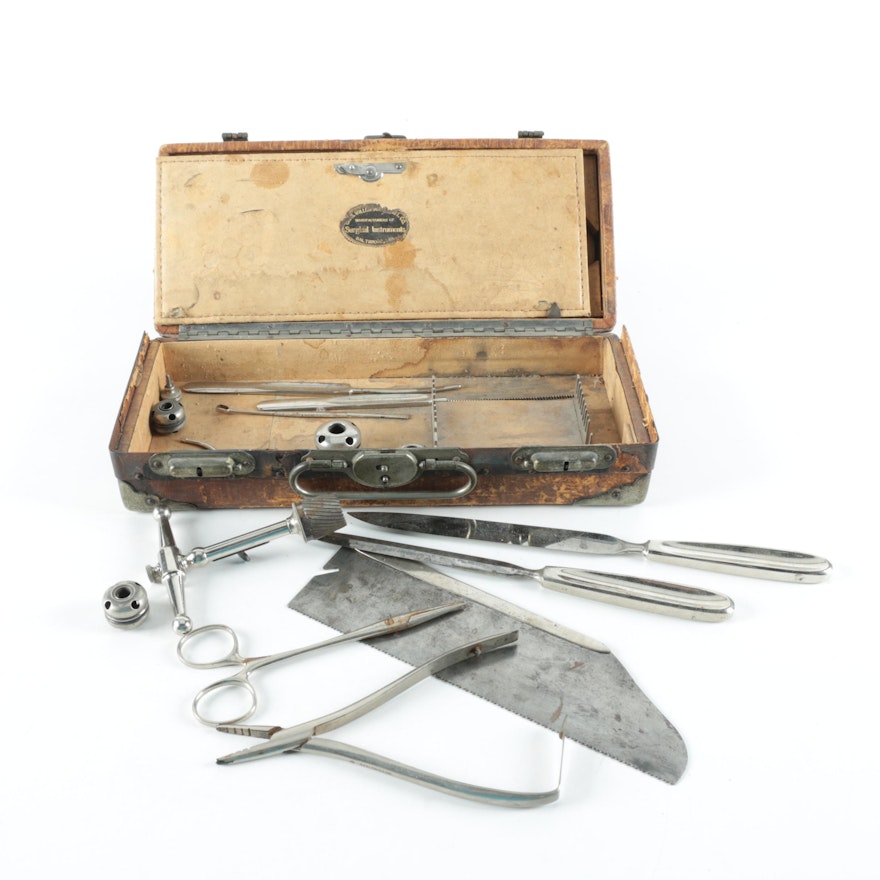 Antique Surgical Kit with Original Case