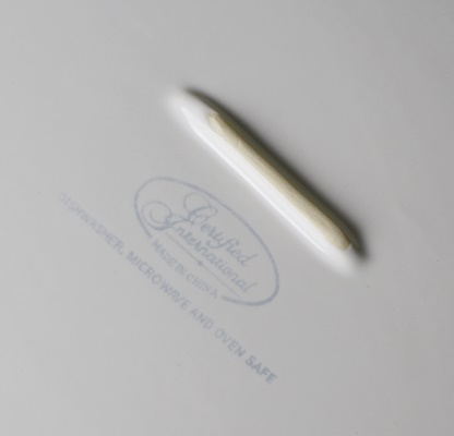 White Ceramic Baking Dishes with Wire Serving Racks