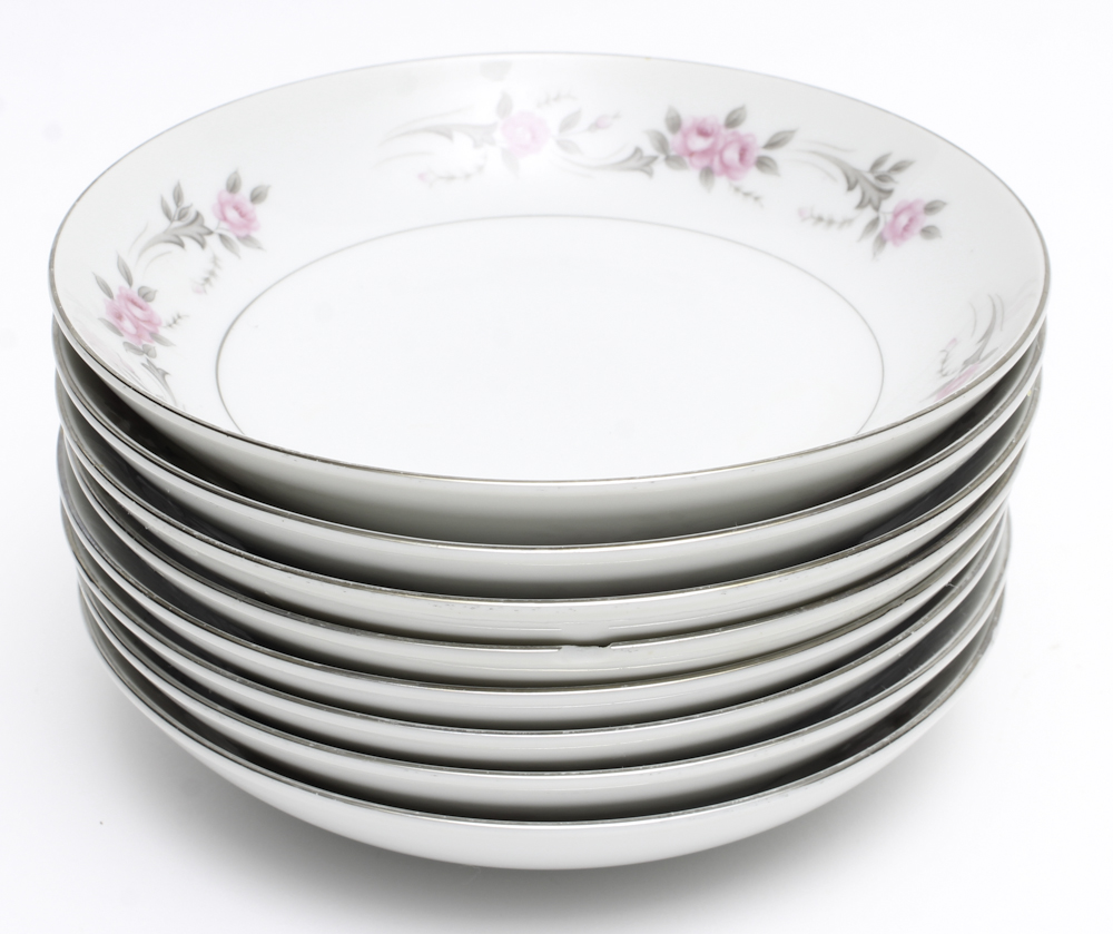 Vintage Diamond China "Pageant" Dinnerware, Circa 1960s
