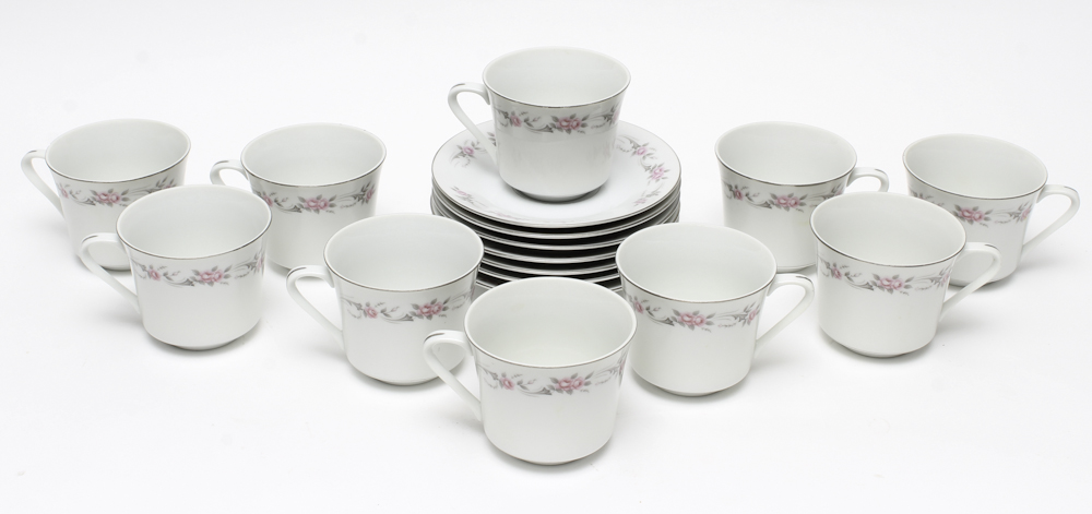 Vintage Diamond China "Pageant" Dinnerware, Circa 1960s