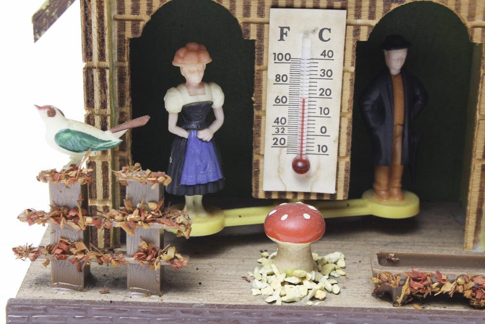 Vintage Bambi West German Weather House