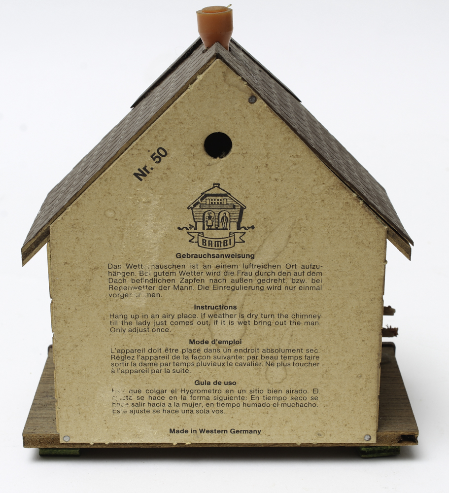 Vintage Bambi West German Weather House