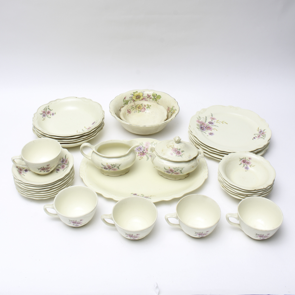 Vintage Homer Laughlin "Virginia Rose" Tableware 1950s