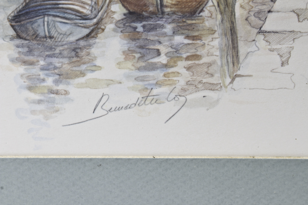 Print After Bernadette Loy's "Paris, Tour Eiffel et Pont Alexandre III"