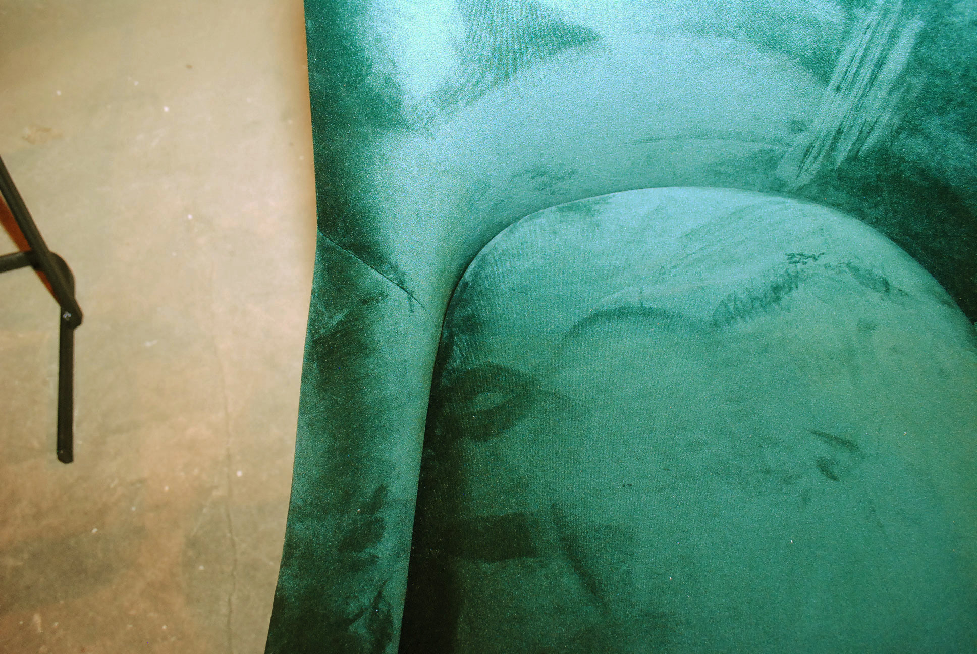 Set of Emerald Green Contemporary Modernist Style Accent Chairs