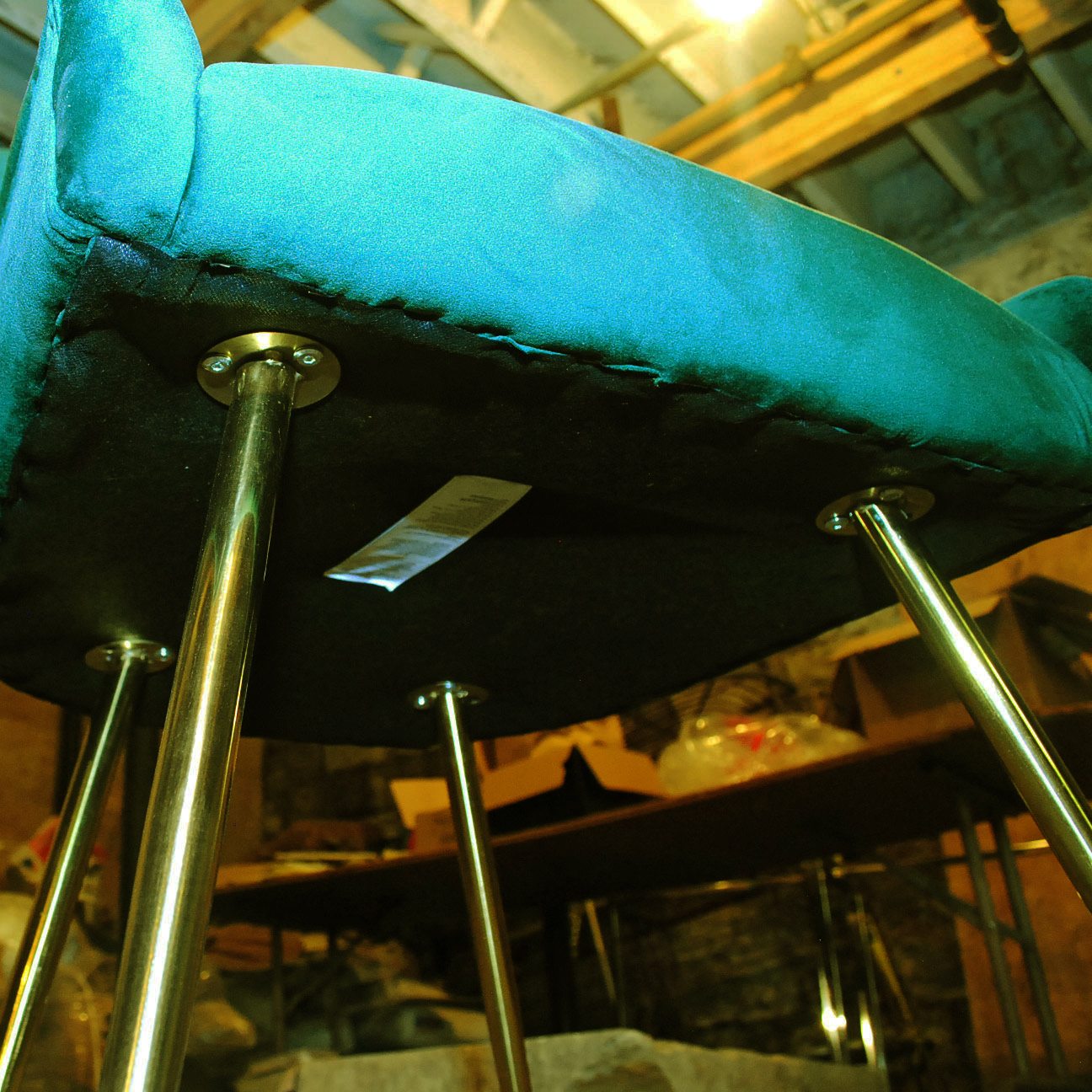 Set of Emerald Green Contemporary Modernist Style Accent Chairs