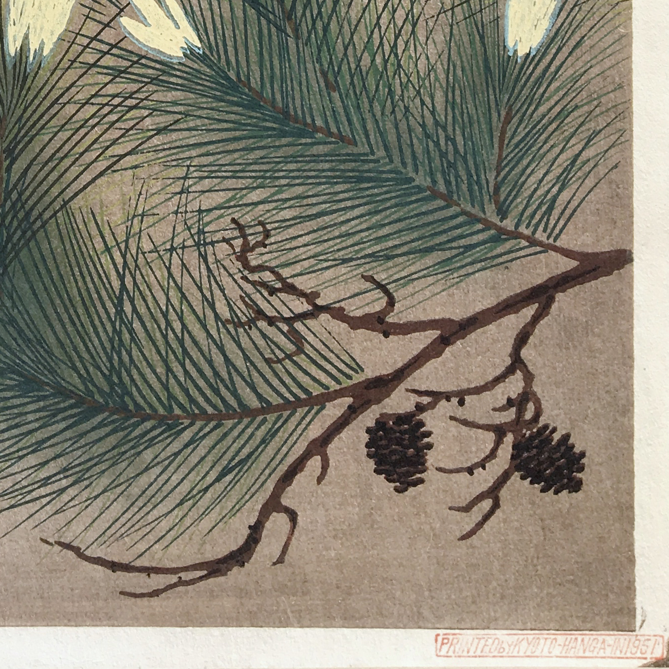 Squirrel in a Pine Tree by Bakufu Ohno, 1951