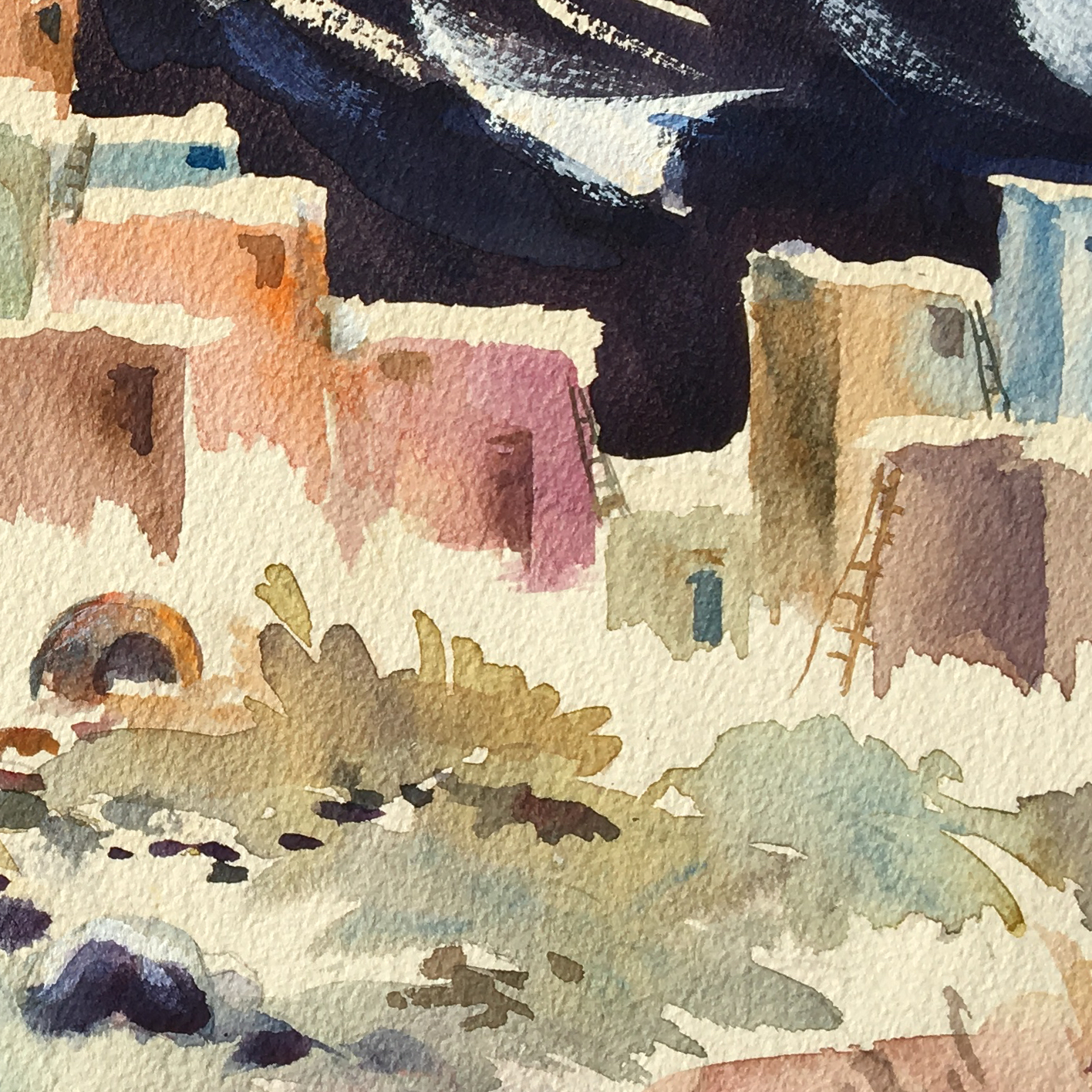 Adobe Village by Patricia Strout, 1980's