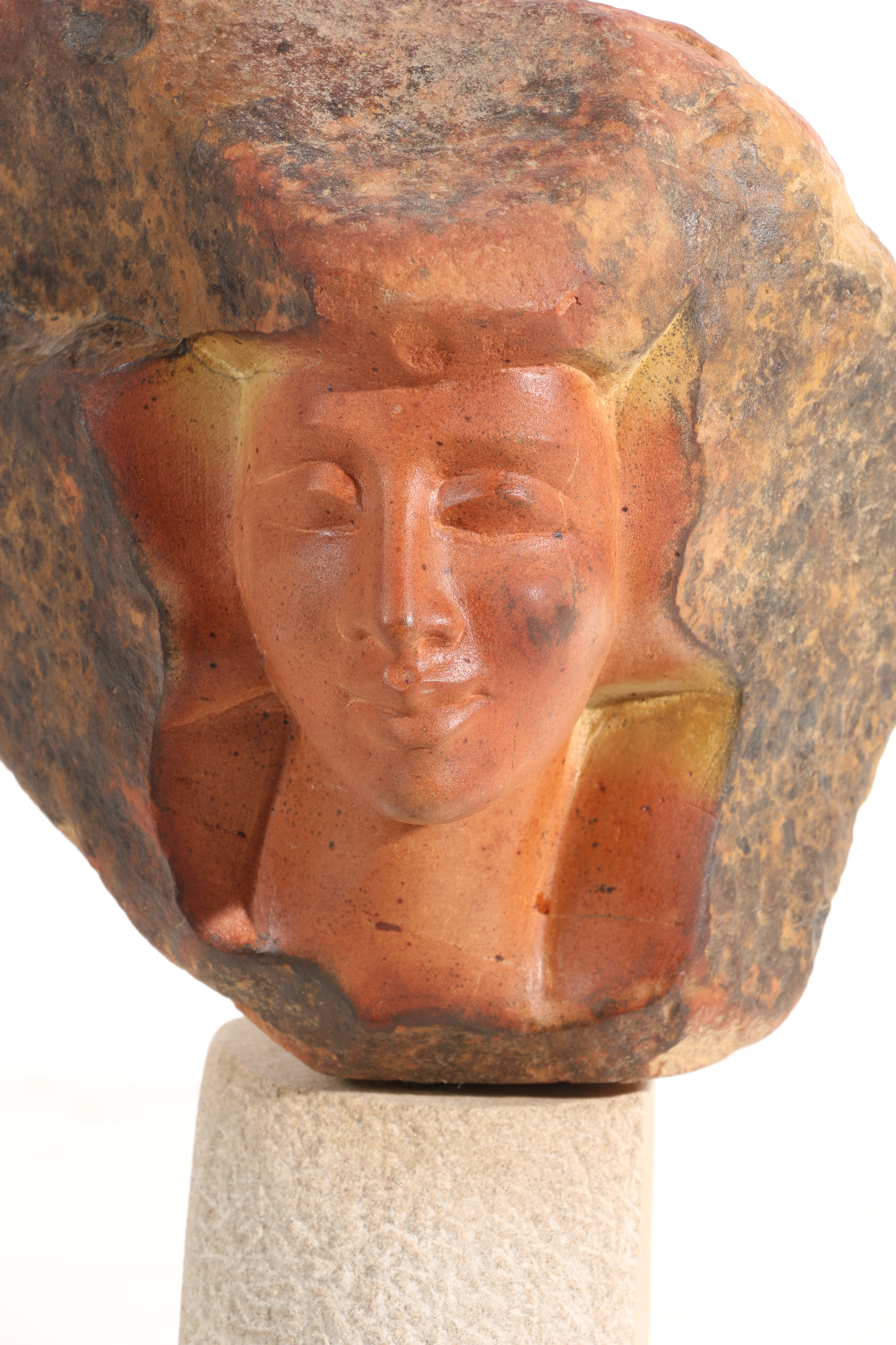 C. Alexander Limestone and Sandstone Sculpture