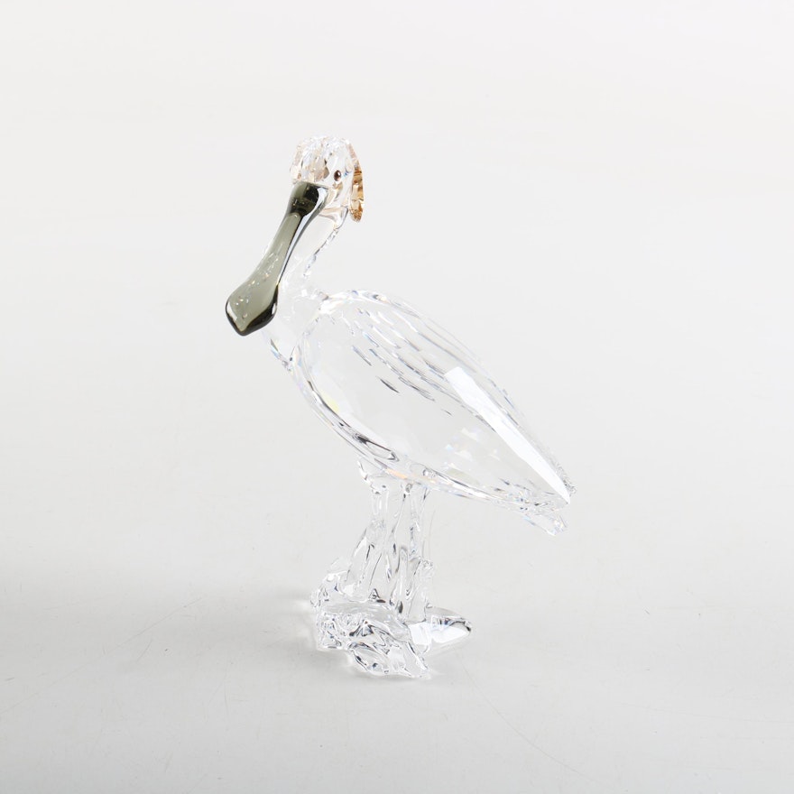 Swarovski Crystal Spoonbird Figurine