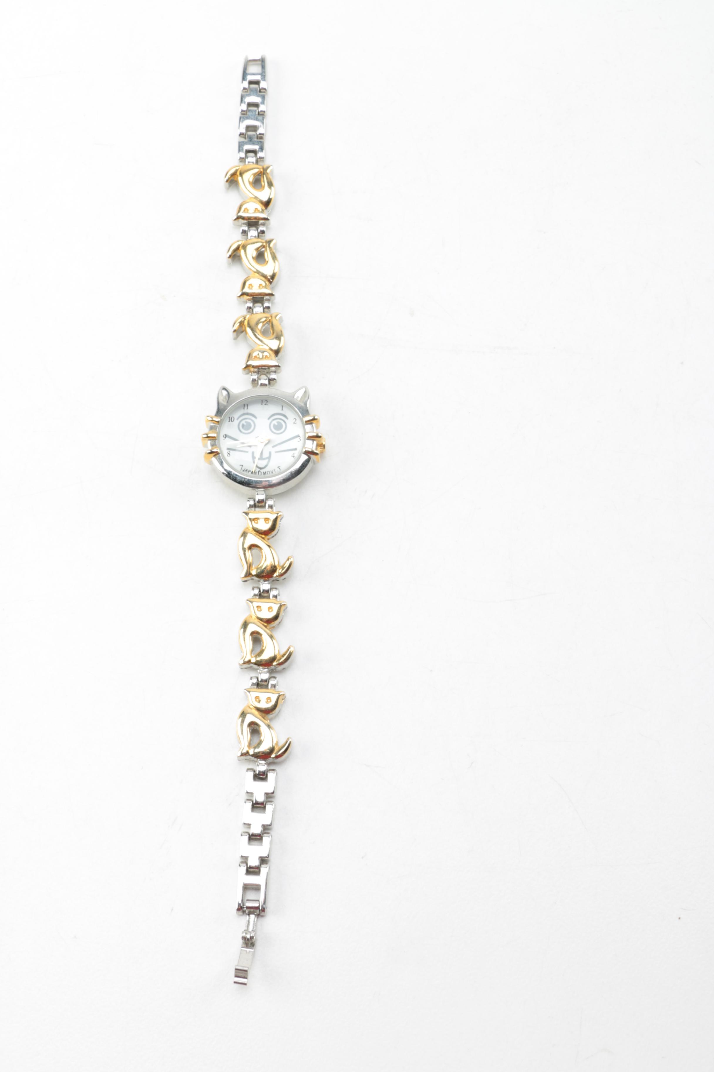 Two Tone Watch Selection Featuring Anne Klein, Timex, and Ravinia