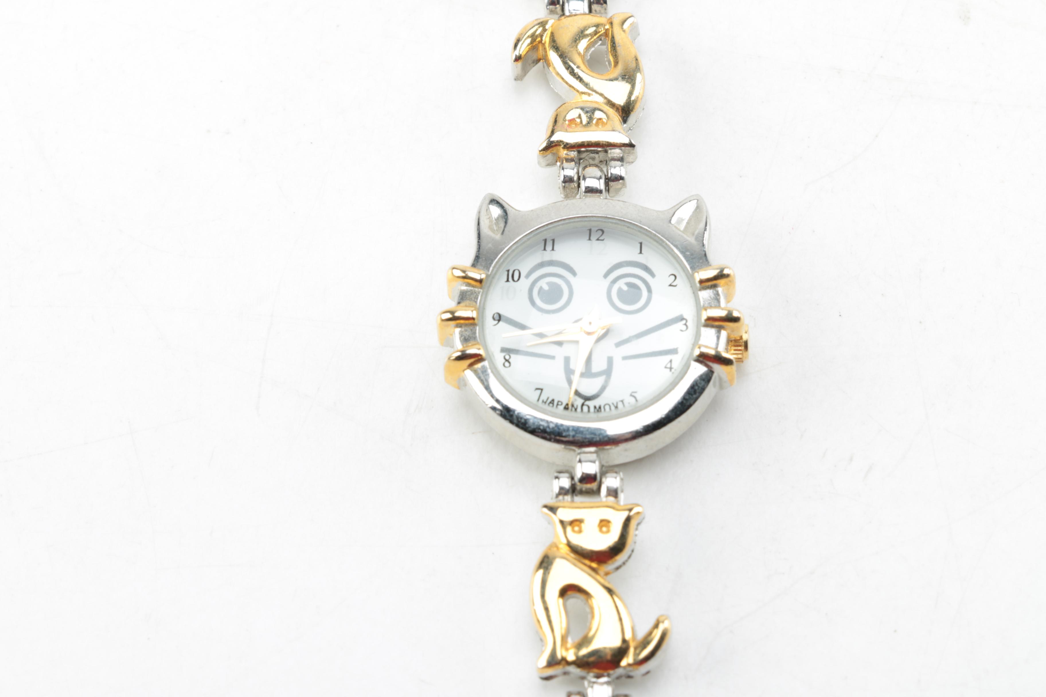 Two Tone Watch Selection Featuring Anne Klein, Timex, and Ravinia