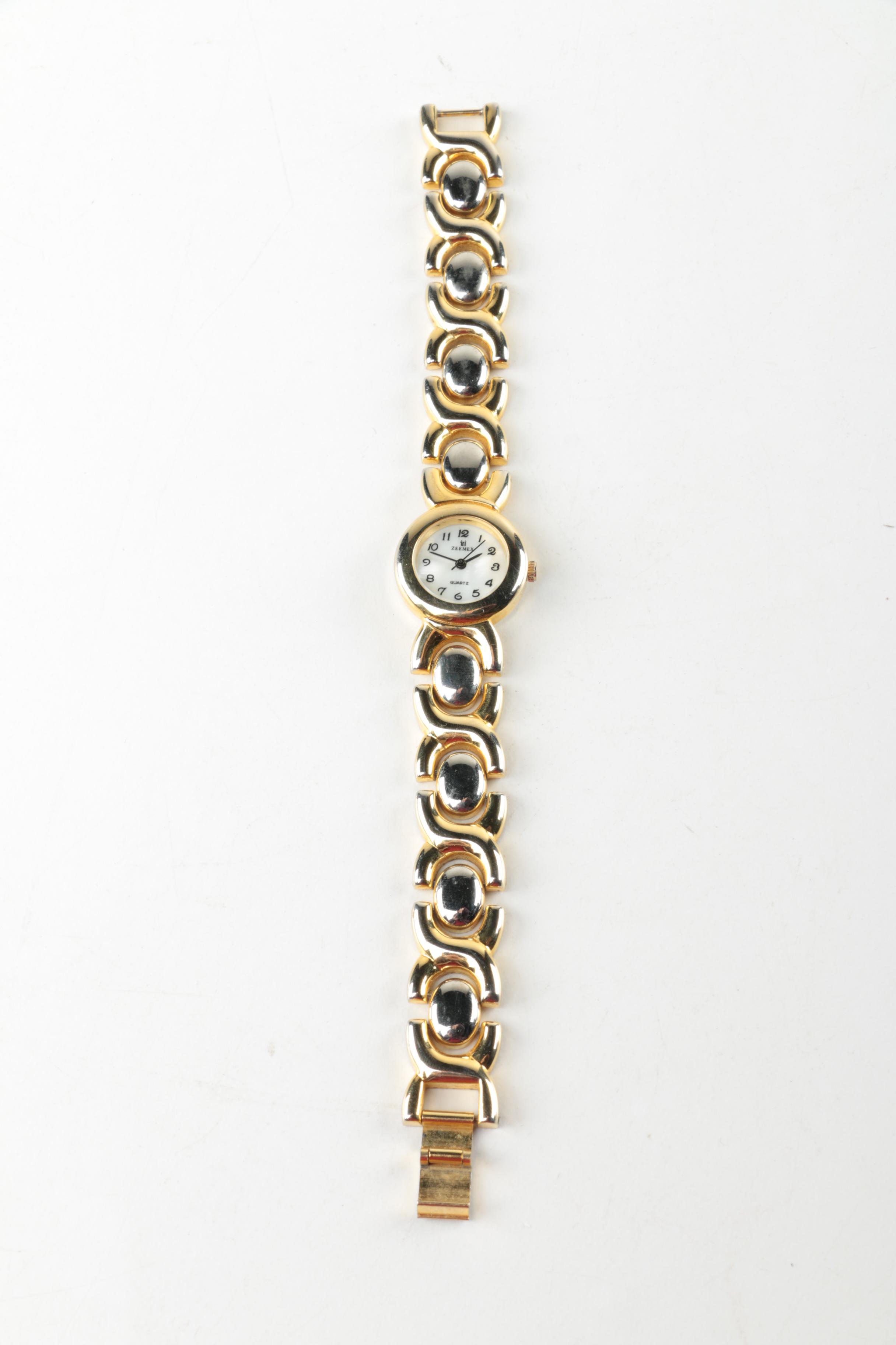 Two Tone Watch Selection Featuring Anne Klein, Timex, and Ravinia