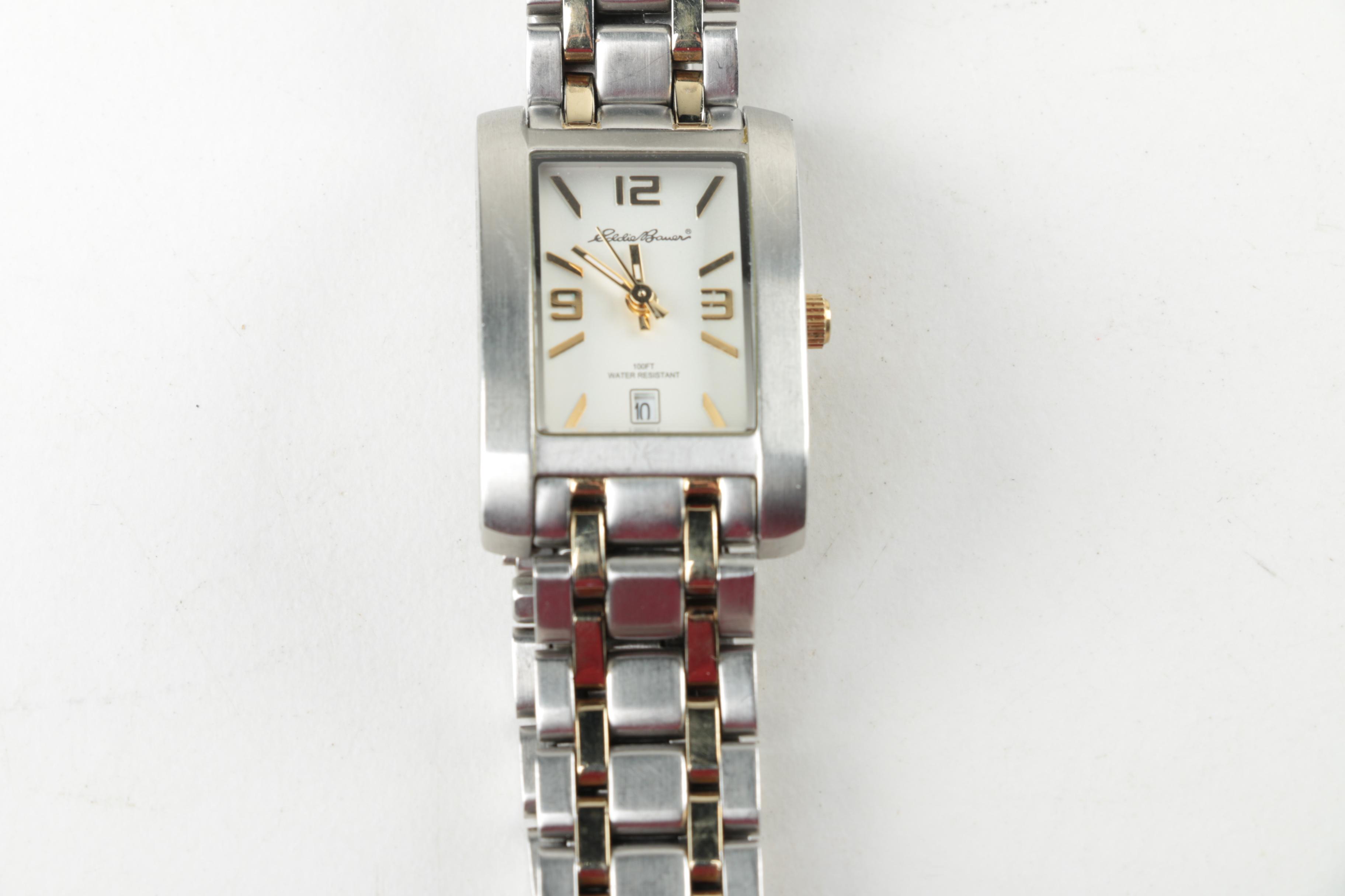 Two Tone Watch Selection Featuring Anne Klein, Timex, and Ravinia