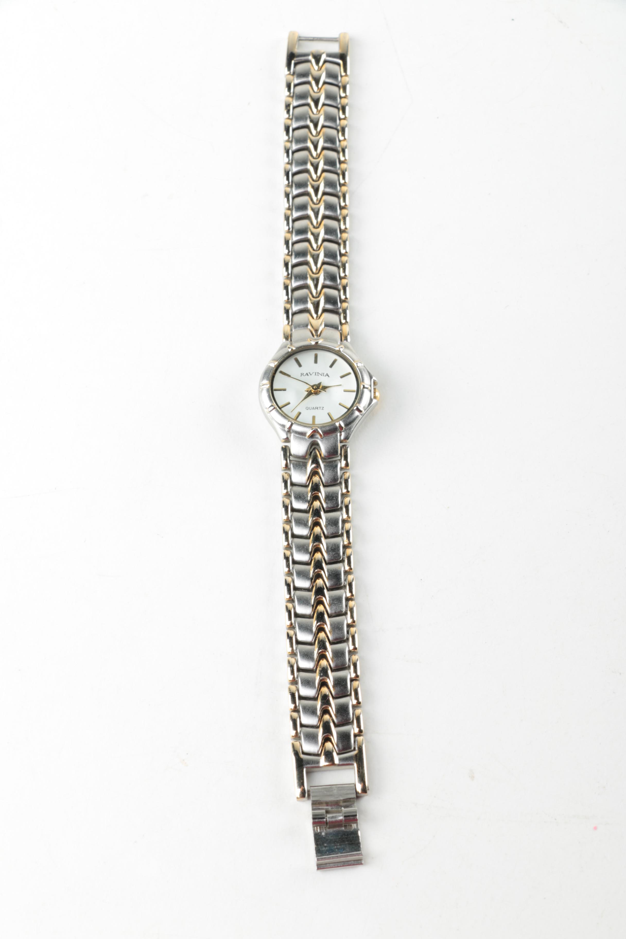Two Tone Watch Selection Featuring Anne Klein, Timex, and Ravinia