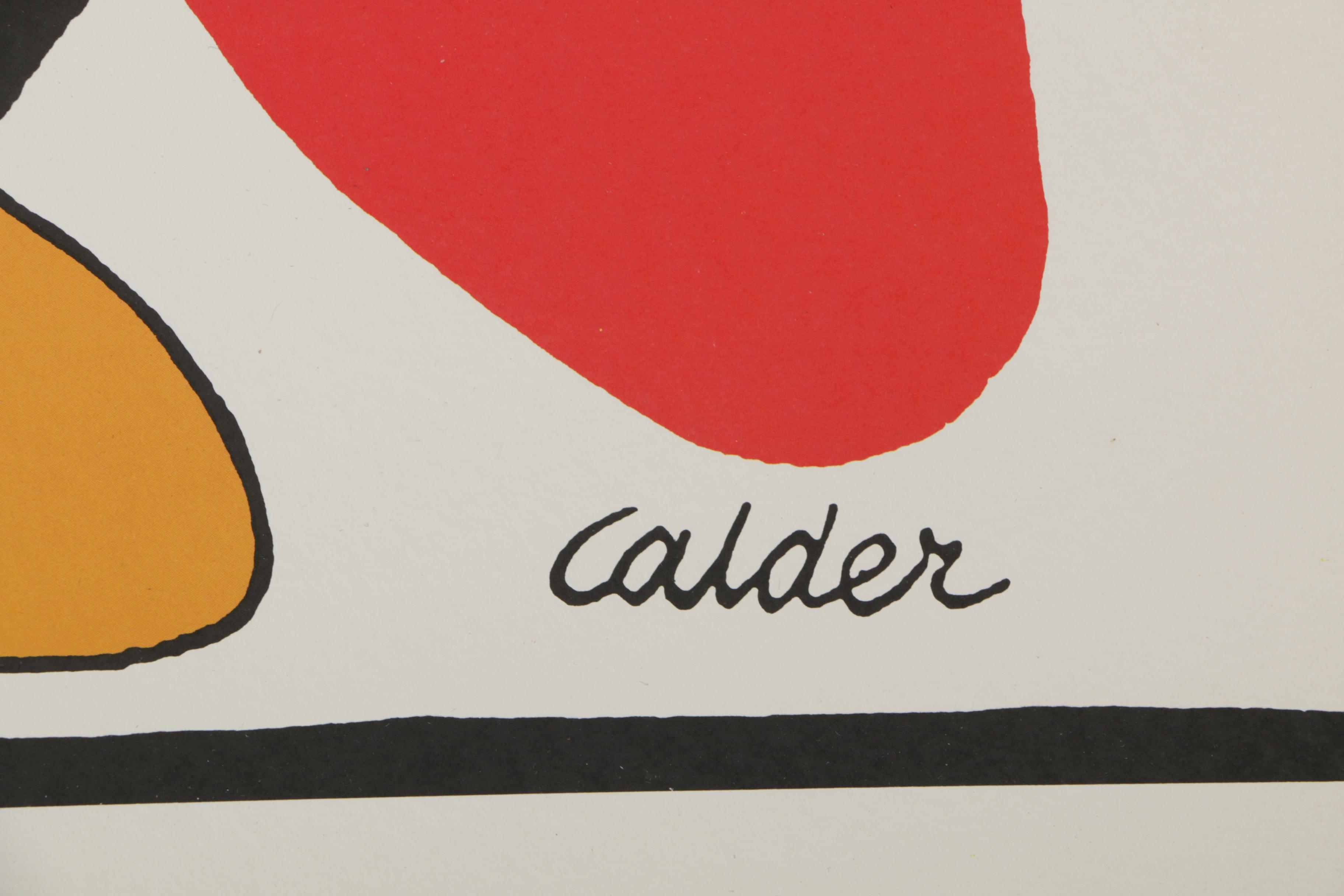 1972 Calder Aubusson Tapestries Exhibition Poster