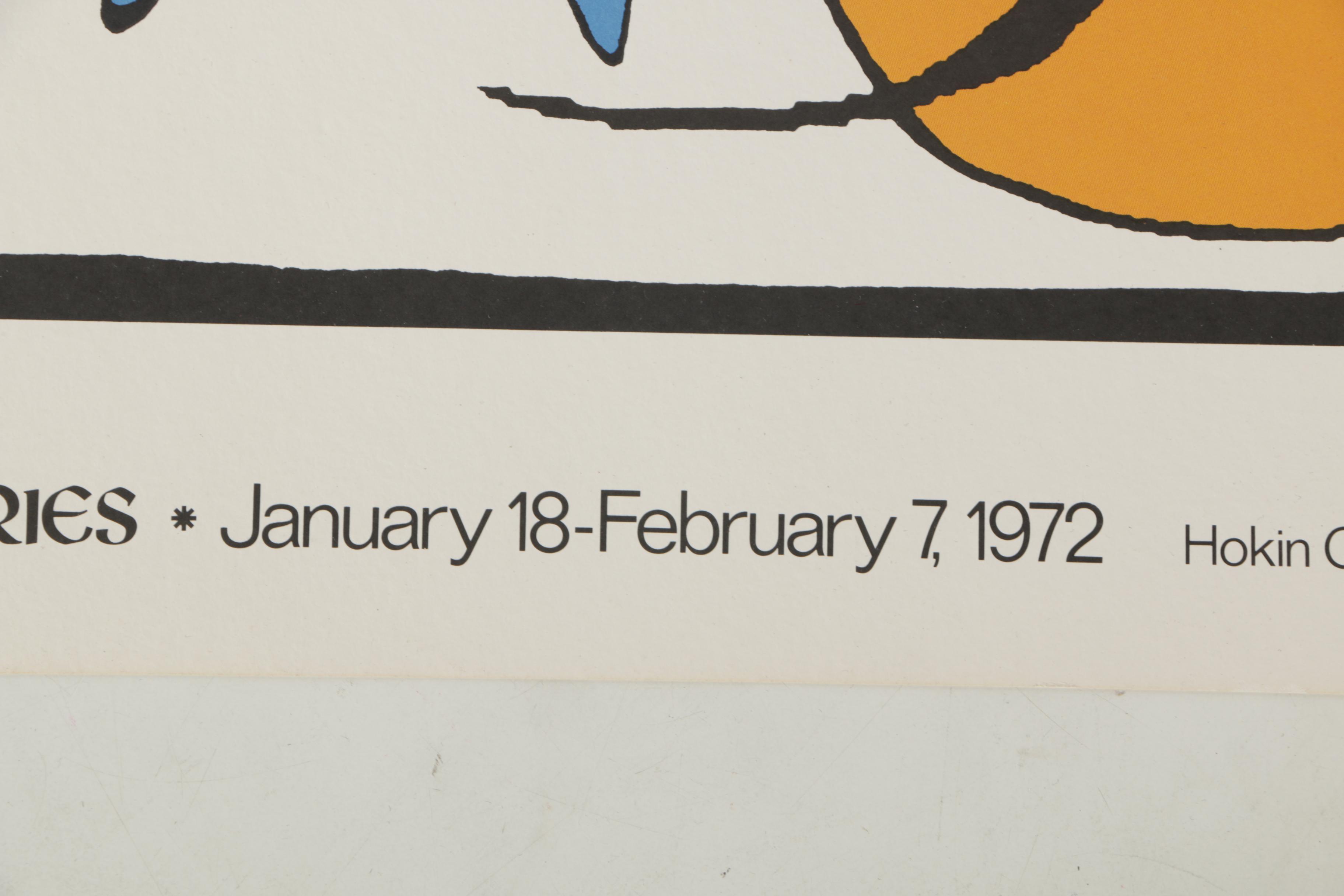 1972 Calder Aubusson Tapestries Exhibition Poster