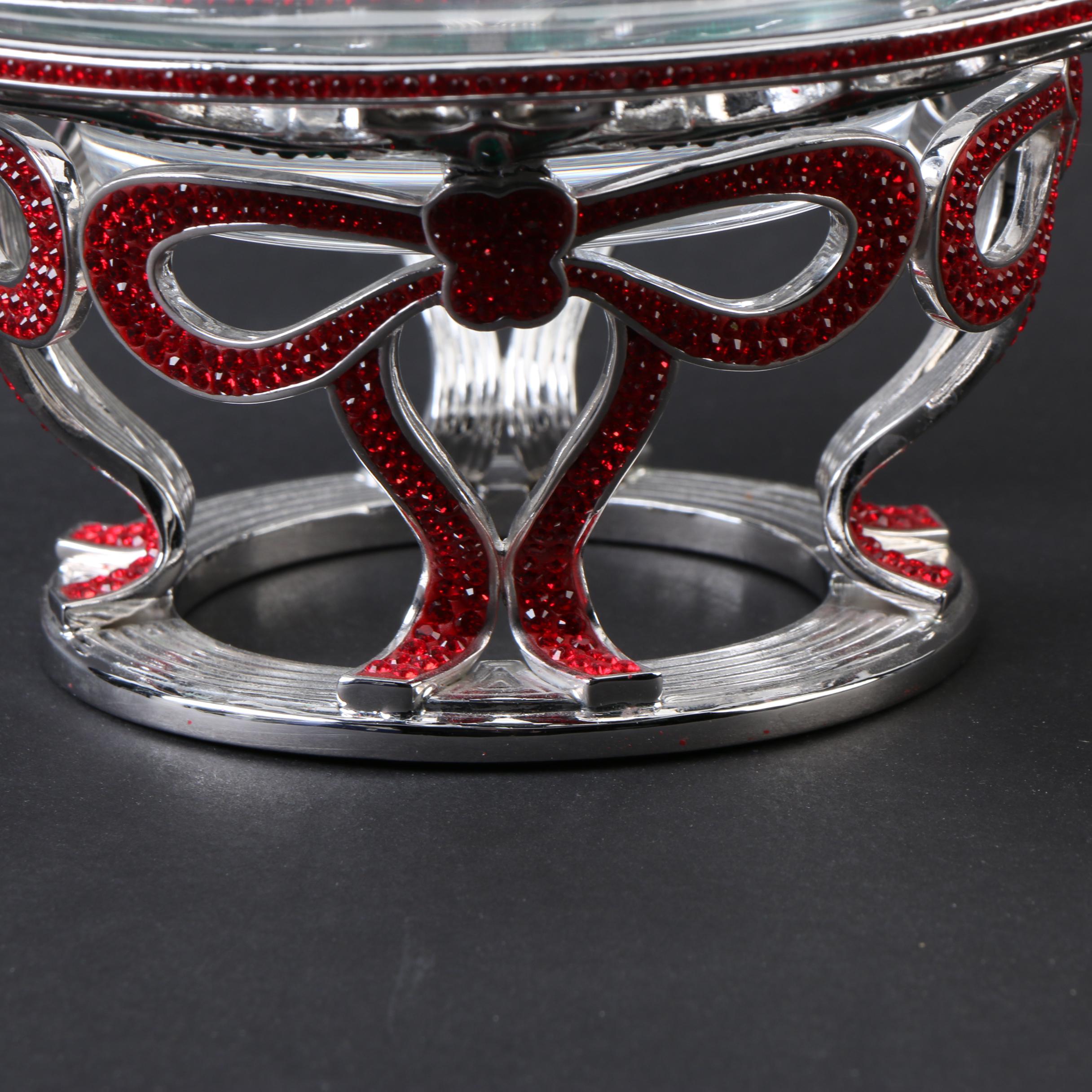 2004 Swarovski "Holiday" Crystal Bowl Set