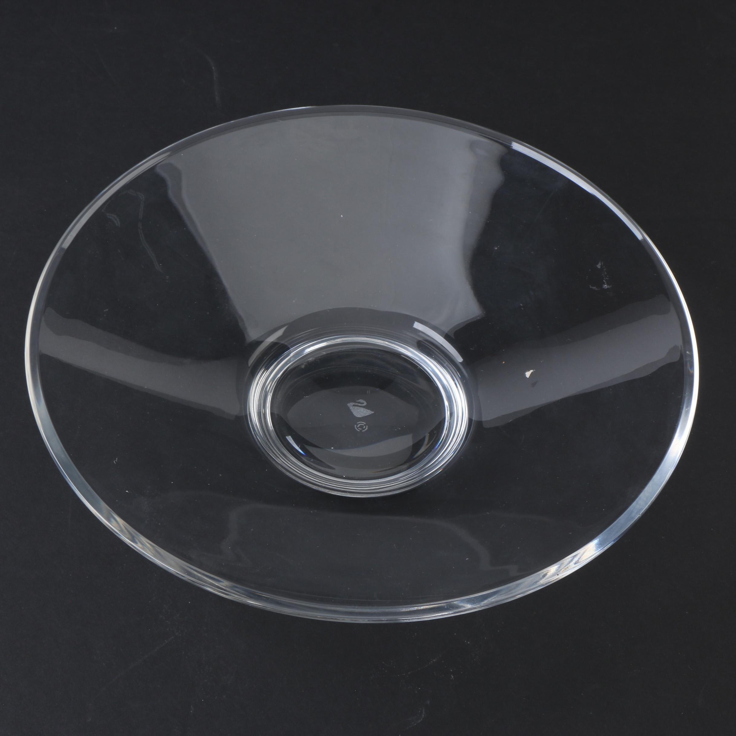 2004 Swarovski "Holiday" Crystal Bowl Set